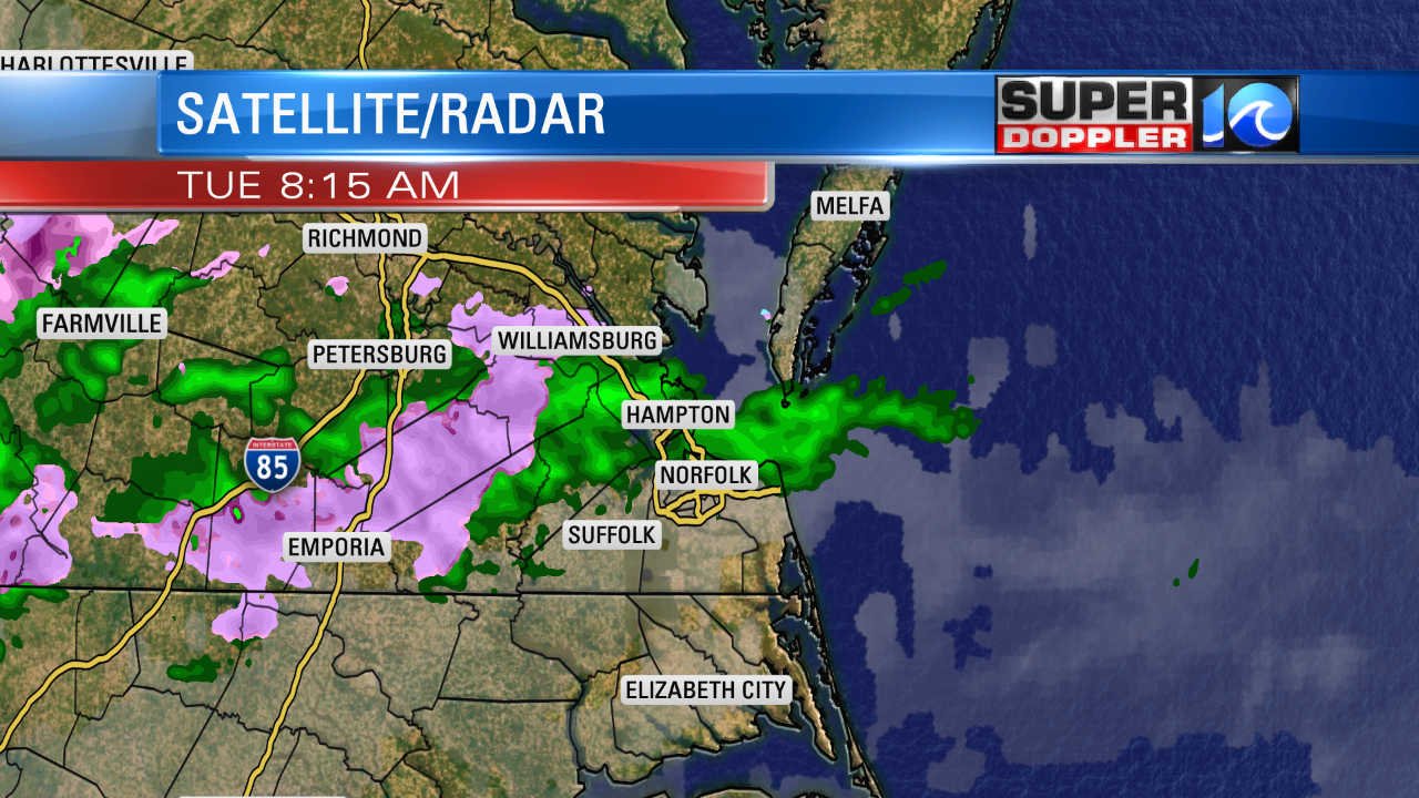 Wintry Mix This Morning