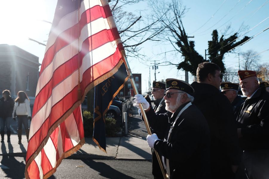 memorial day veterans day getty