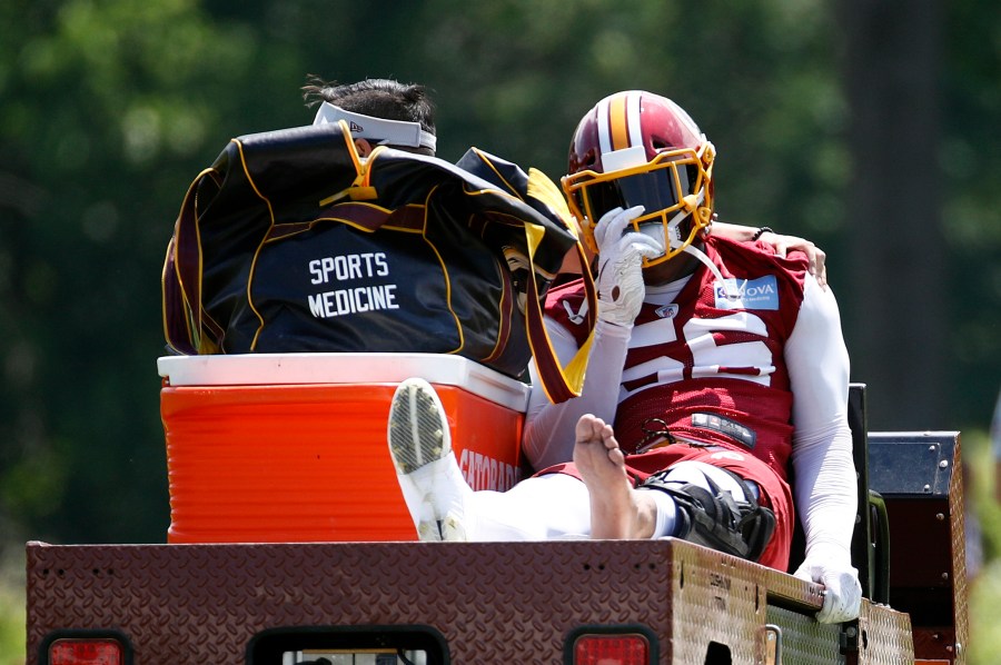 Redskins Foster Injured Football_1558386789513