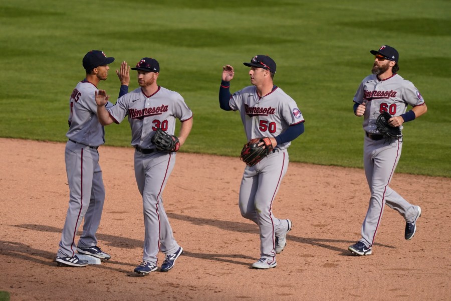 Andrelton Simmons, Kyle Garlick, Brent Rooker, Jake Cave