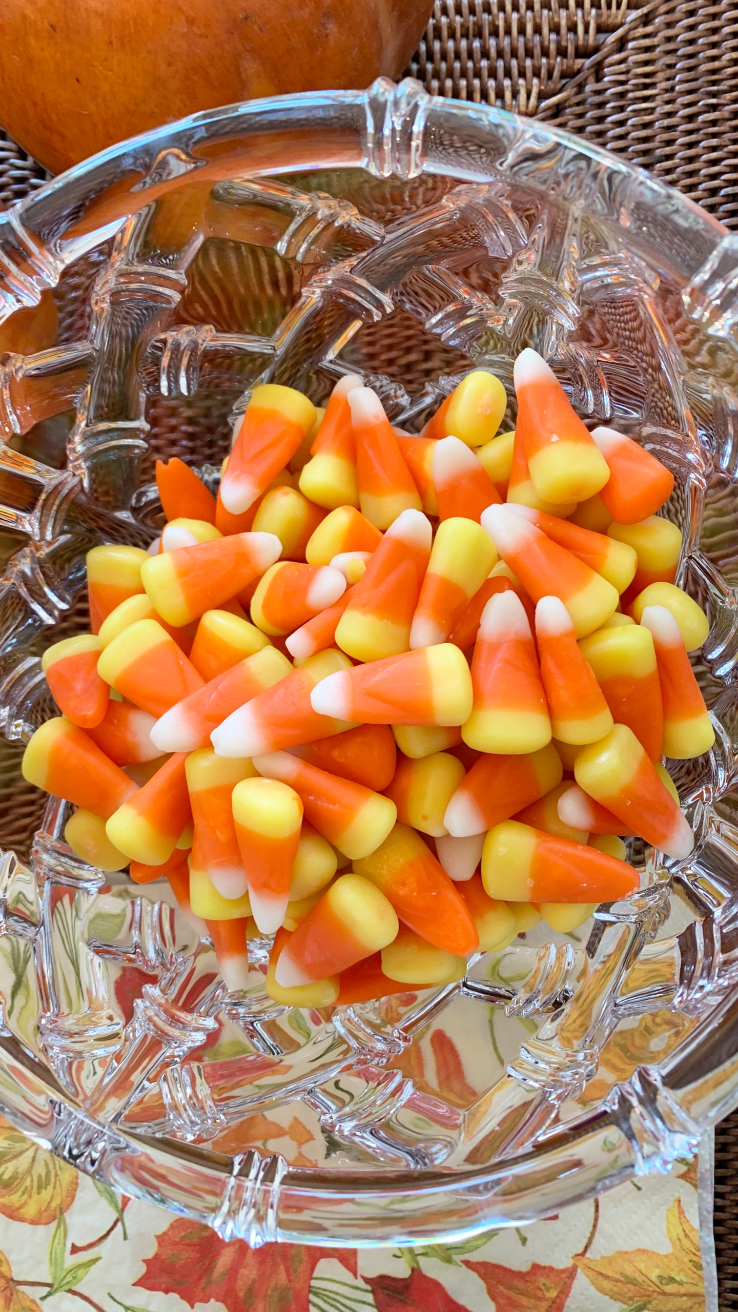 This image shows a bowl of candy corn in Westchester County, N.Y. on Oct. 23, 2023. Cruel joke for trick-or-treaters or coveted seasonal delight? The great Halloween debate over candy corn is on. (AP Photo/Julia Rubin)