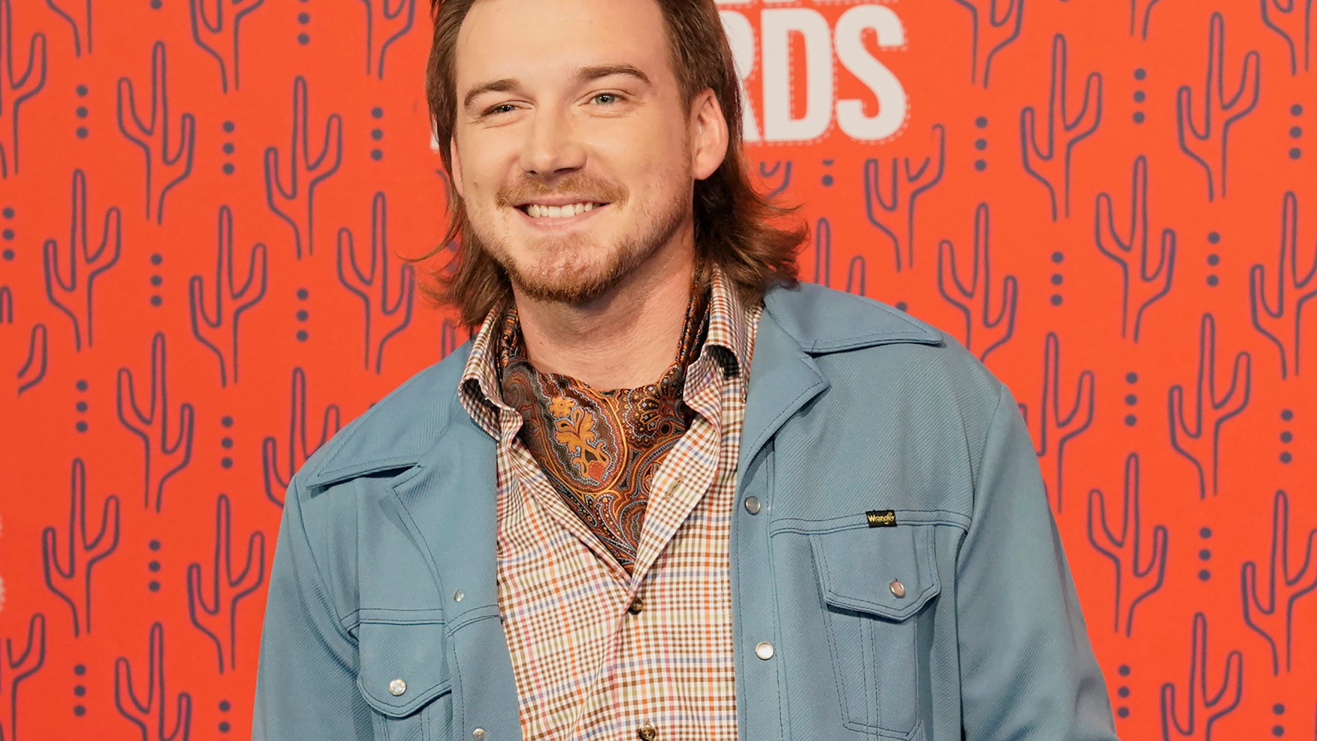 FILE - In this June 5, 2019, file photo, Morgan Wallen arrives at the CMT Music Awards on at the Bridgestone Arena in Nashville, Tenn. Wallen has been arrested after police say he threw a chair off the rooftop of a newly opened six-story bar in downtown Nashville. Wallen, 30, was booked into jail early Monday, April 8, 2024 on three felony counts of reckless endangerment and one misdemeanor count of disorderly conduct, Metro Nashville Police tweeted. (AP Photo/Sanford Myers, File)