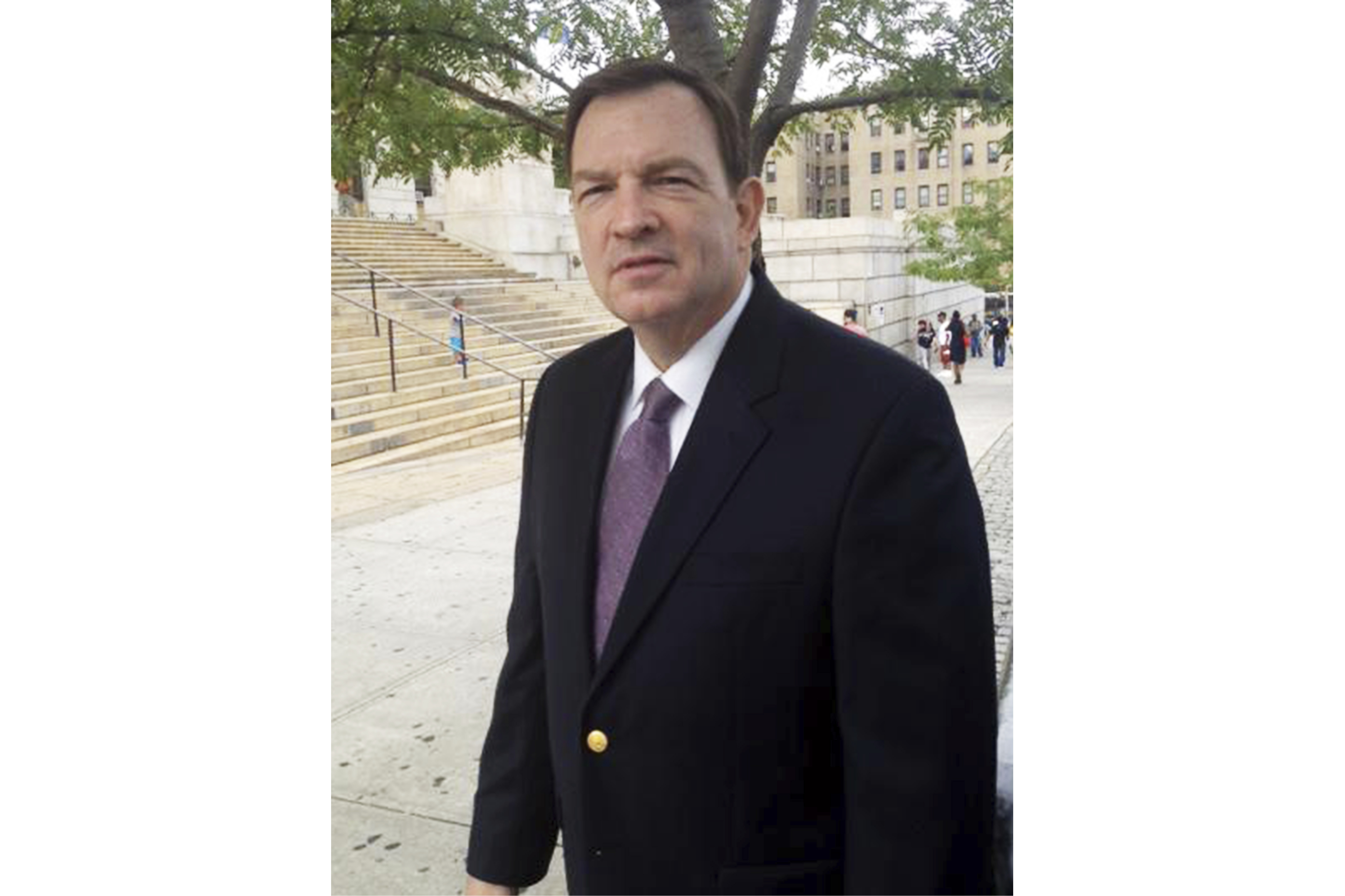 This undated photo provided by the Office of the New York Mayor, shows Tom Donlon, a retired FBI official who was named as the interim police commissioner of the New York City Police Department, Thursday, Sept. 12, 2024. (Office of the New York Mayor via AP)