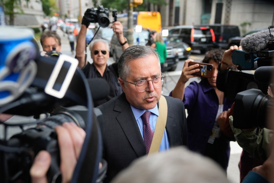 Marc Agnifilo, attorney for Sean "Diddy" Combs, arrives at Manhattan federal court, Tuesday, Sept. 17, 2024, in New York. (AP Photo/Seth Wenig)