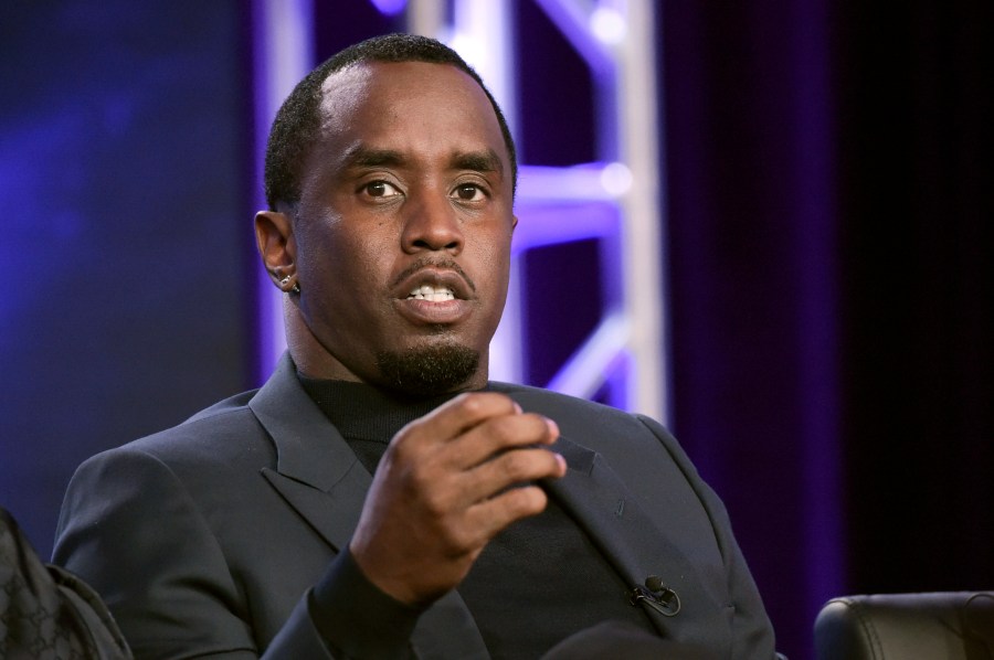 FILE -Sean 'Diddy' Combs participates in "The Four" panel during the FOX Television Critics Association Winter Press Tour in Pasadena, Calif., Jan. 4, 2018. (Photo by Richard Shotwell/Invision/AP, File)