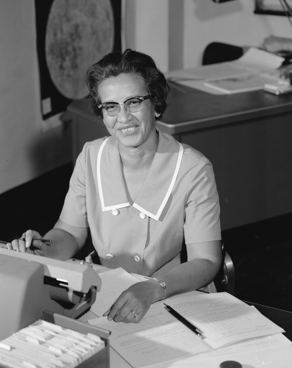 This photo provided by NASA shows mathematician Katherine Johnson in 1966. (NASA via AP)