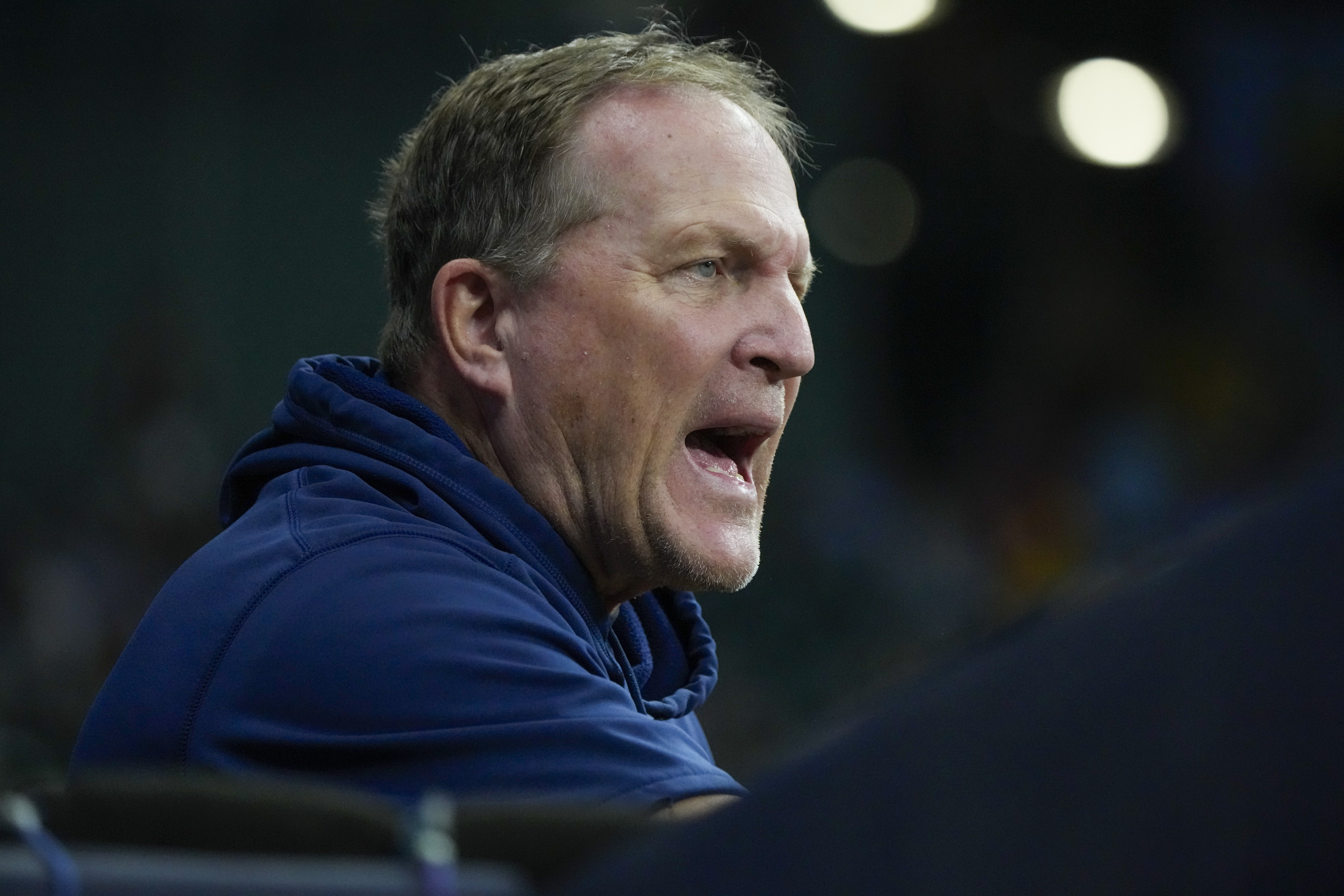 Milwaukee Brewers manager Pat Murphy is seen during the third inning of a baseball game against the Philadelphia Phillies Monday, Sept. 16, 2024, in Milwaukee. (AP Photo/Morry Gash)