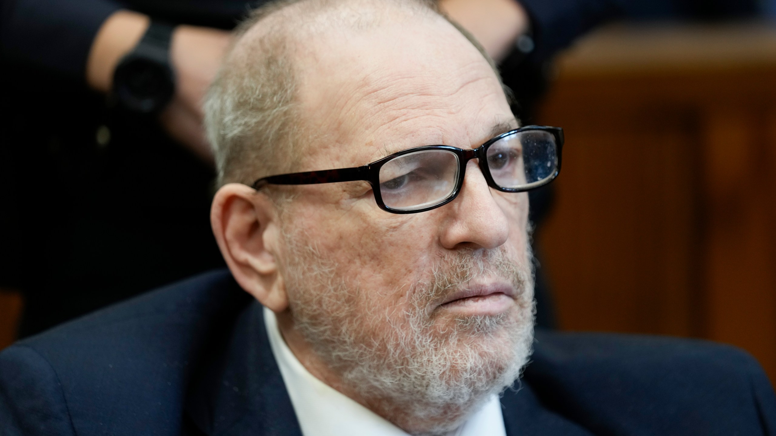 Harvey Weinstein appears in criminal court in New York, Wednesday, Sept. 18, 2024. (AP Photo/Seth Wenig, Pool)