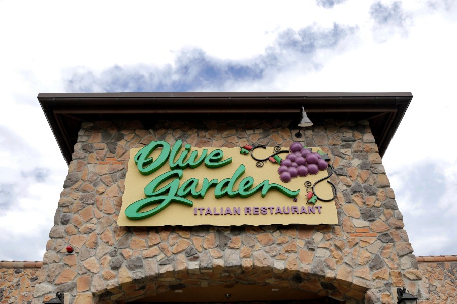 FILE - An Olive Garden restaurant in Methuen, Mass is shown on June 27, 2016. (AP Photo/Elise Amendola, File)