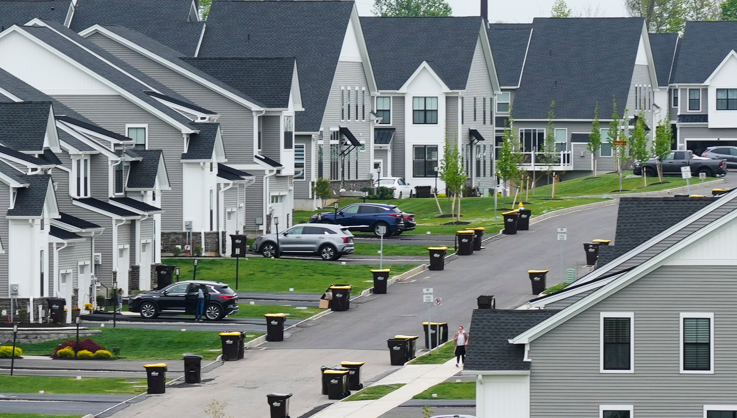 FILE - A development of new homes in Eagleville, Pa., is shown on April 28, 2023. (AP Photo/Matt Rourke, File)