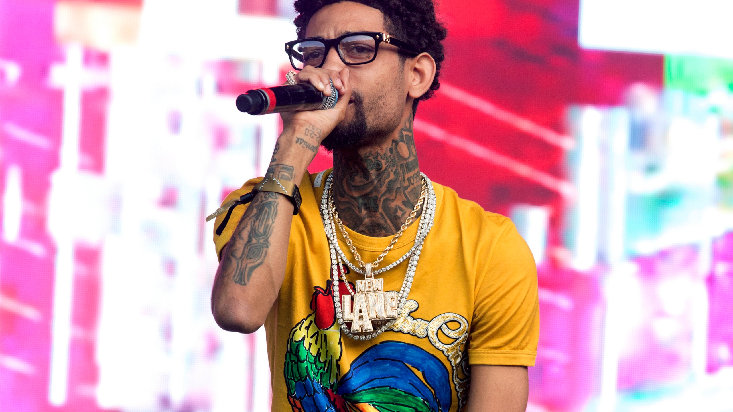 FILE - Philadelphia rapper PnB Rock performs at the 2018 Firefly Music Festival in Dover, Del., June 16, 2018. (Photo by Owen Sweeney/Invision/AP, File)