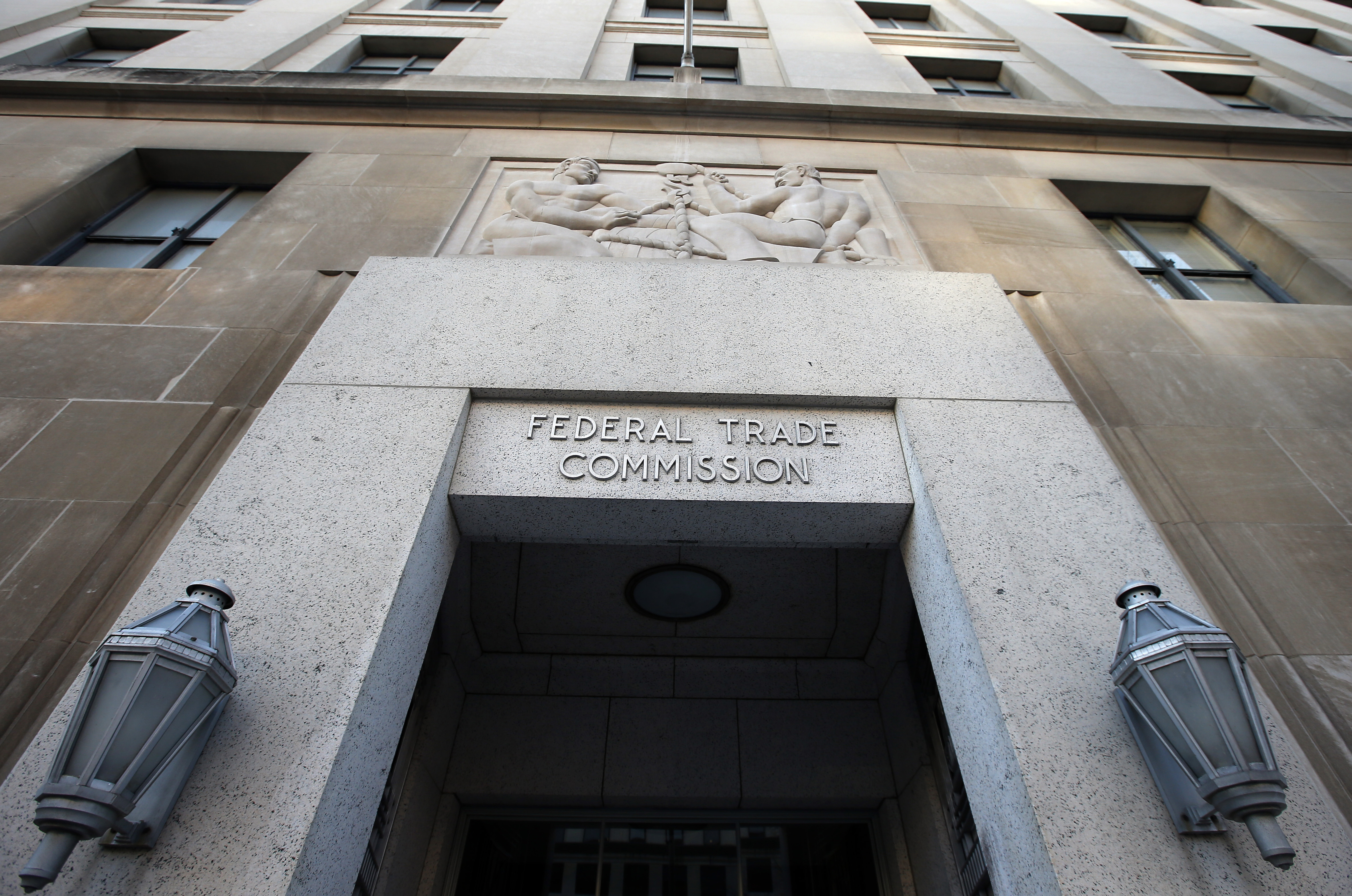 FILE - The Federal Trade Commission building on Jan. 28, 2015, in Washington. (AP Photo/Alex Brandon, File)