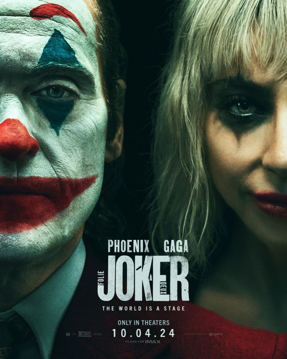 This image released by Warner Bros. Pictures shows promotional art for "Joker: Folie à Deux." (Warner Bros. Pictures via AP)