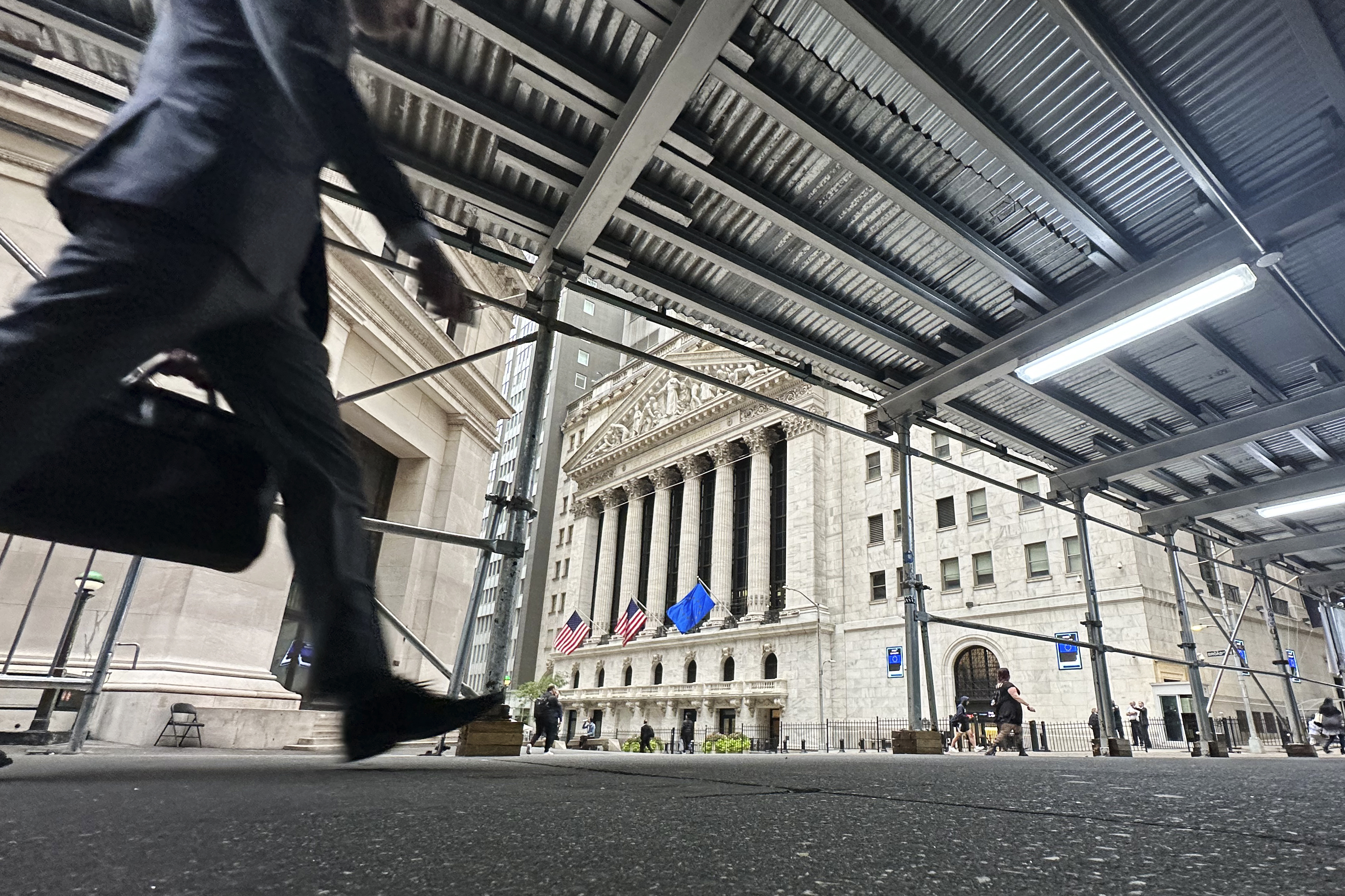 The New York Stock Exchange is shown on Wednesday, Sept. 25, 2024, in New York. (AP Photo/Peter Morgan)