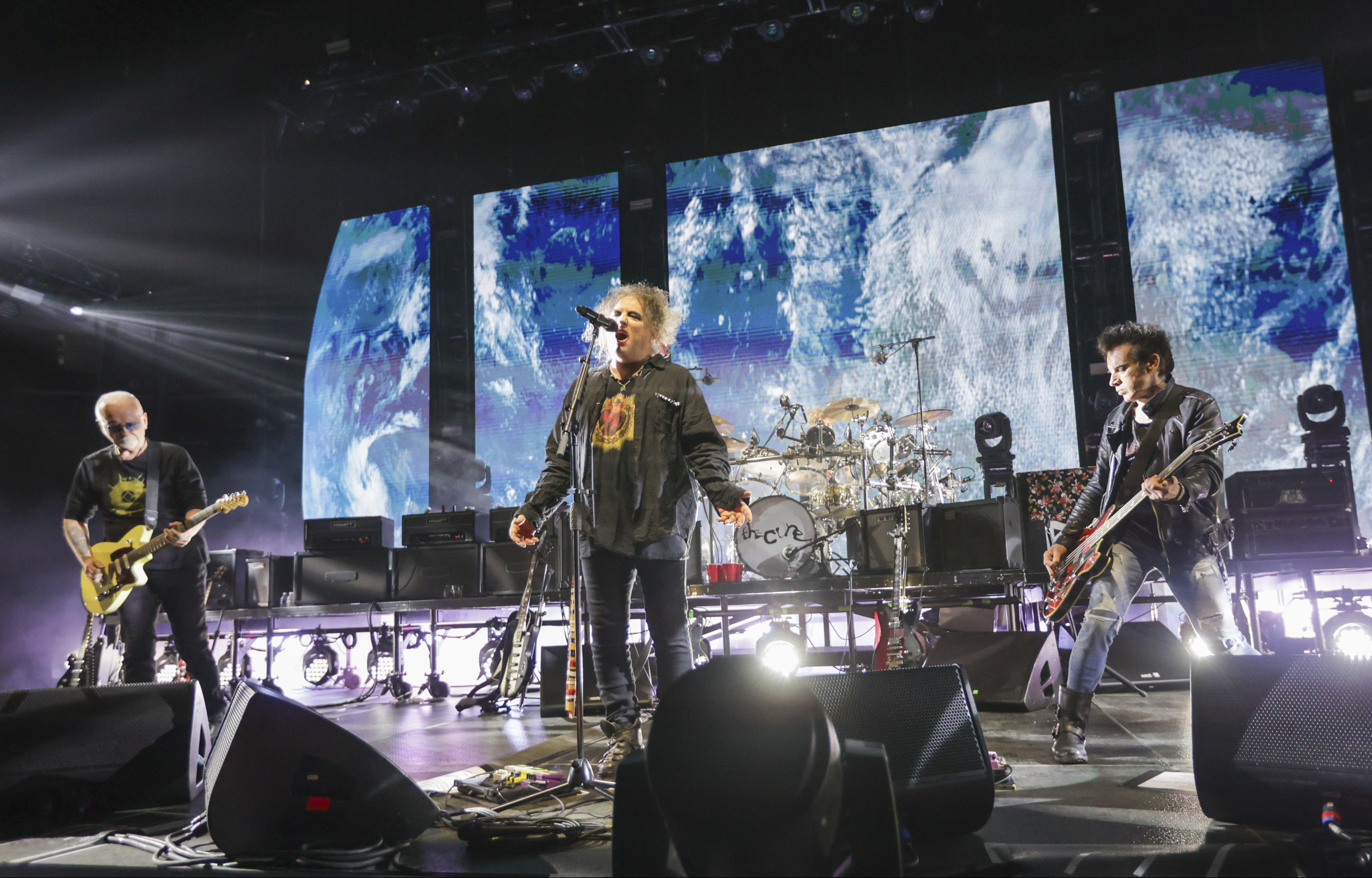 FILE - The Cure performs at the Smoothie King Center in New Orleans on Wednesday, May 10, 2023. (Brett Duke/The Times-Picayune/The New Orleans Advocate via AP, File)