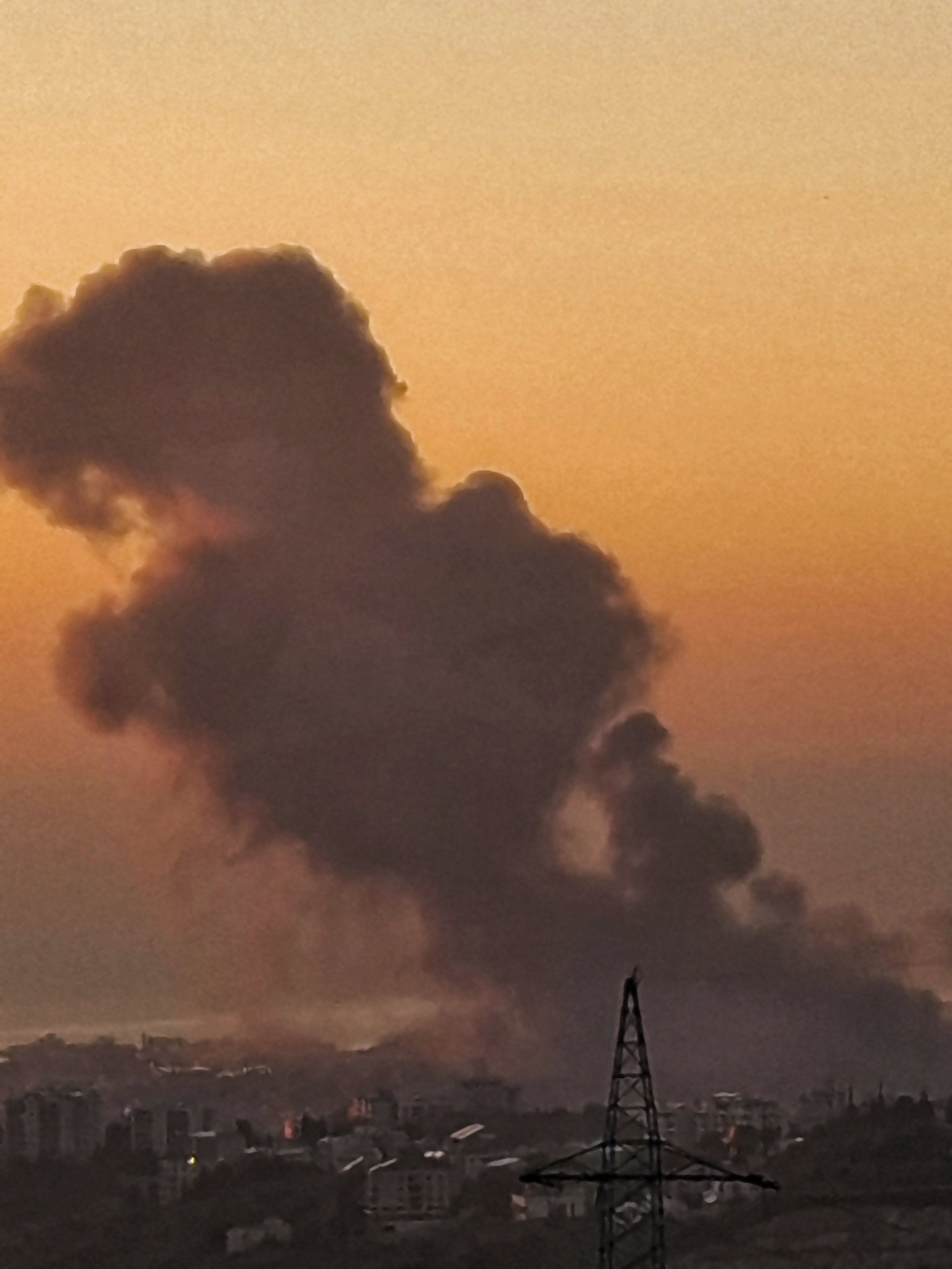 Smoke rises after Israeli airstrikes hit a residential area that is a Hezbollah stronghold, in the southern suburbs of Beirut, Lebanon, Friday, Sept. 27, 2024. (AP Photo)