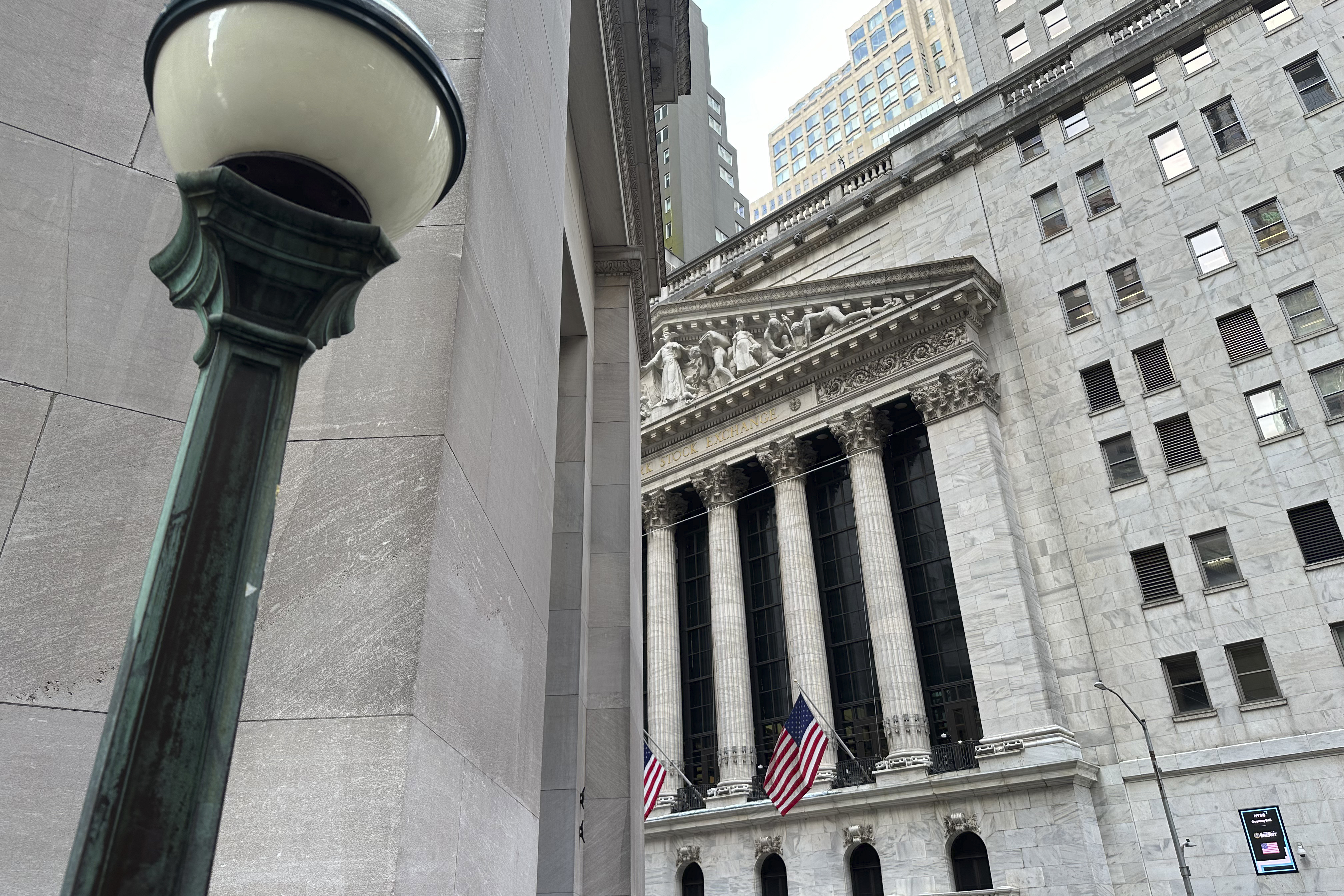 FILE - The New York Stock Exchange is shown on Sept. 24, 2024., 2024, in New York. (AP Photo/Peter Morgan, File)