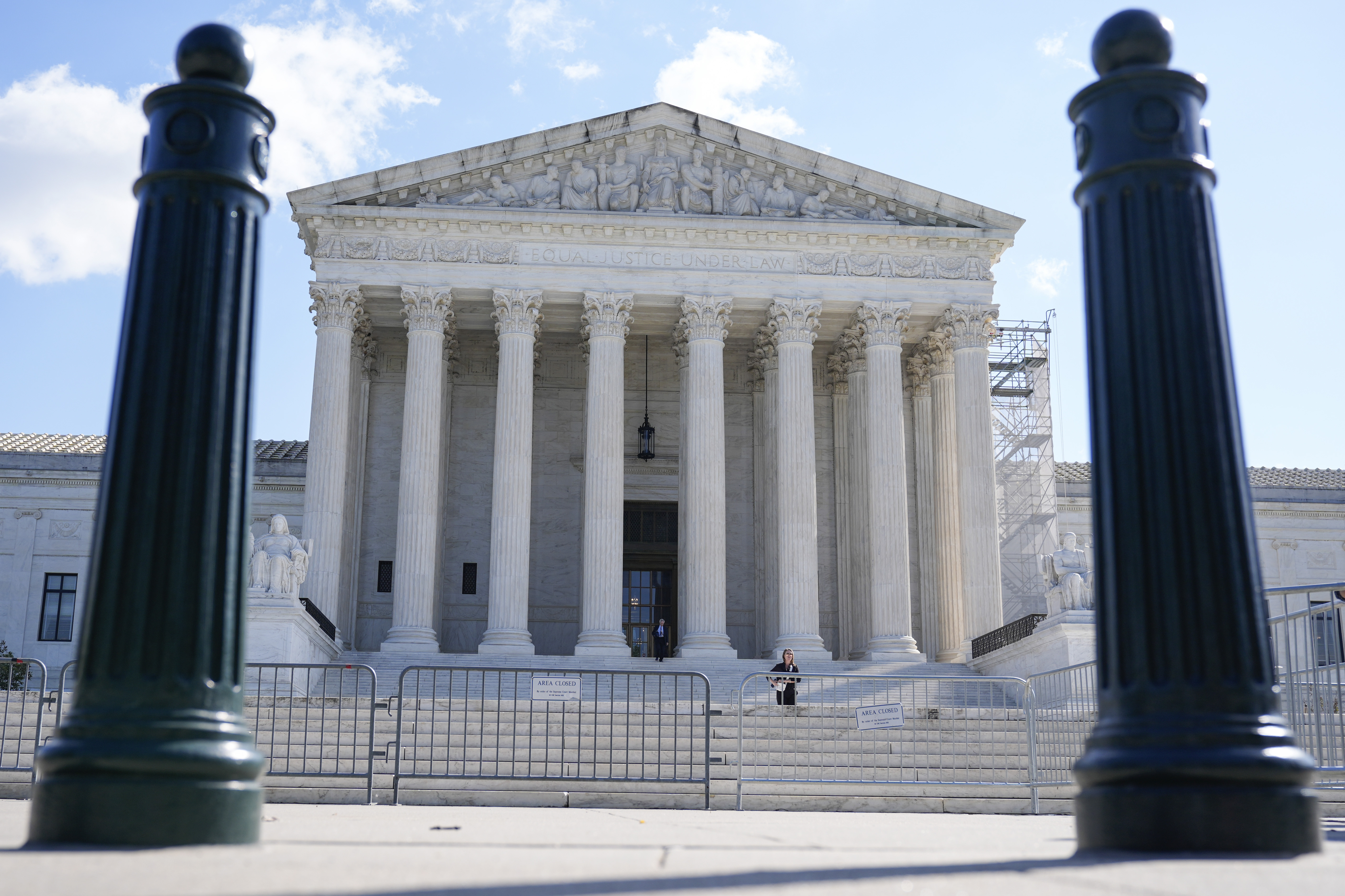 The Supreme Court is seen on Monday, Oct. 7, 2024, in Washington. (AP Photo/Mariam Zuhaib)