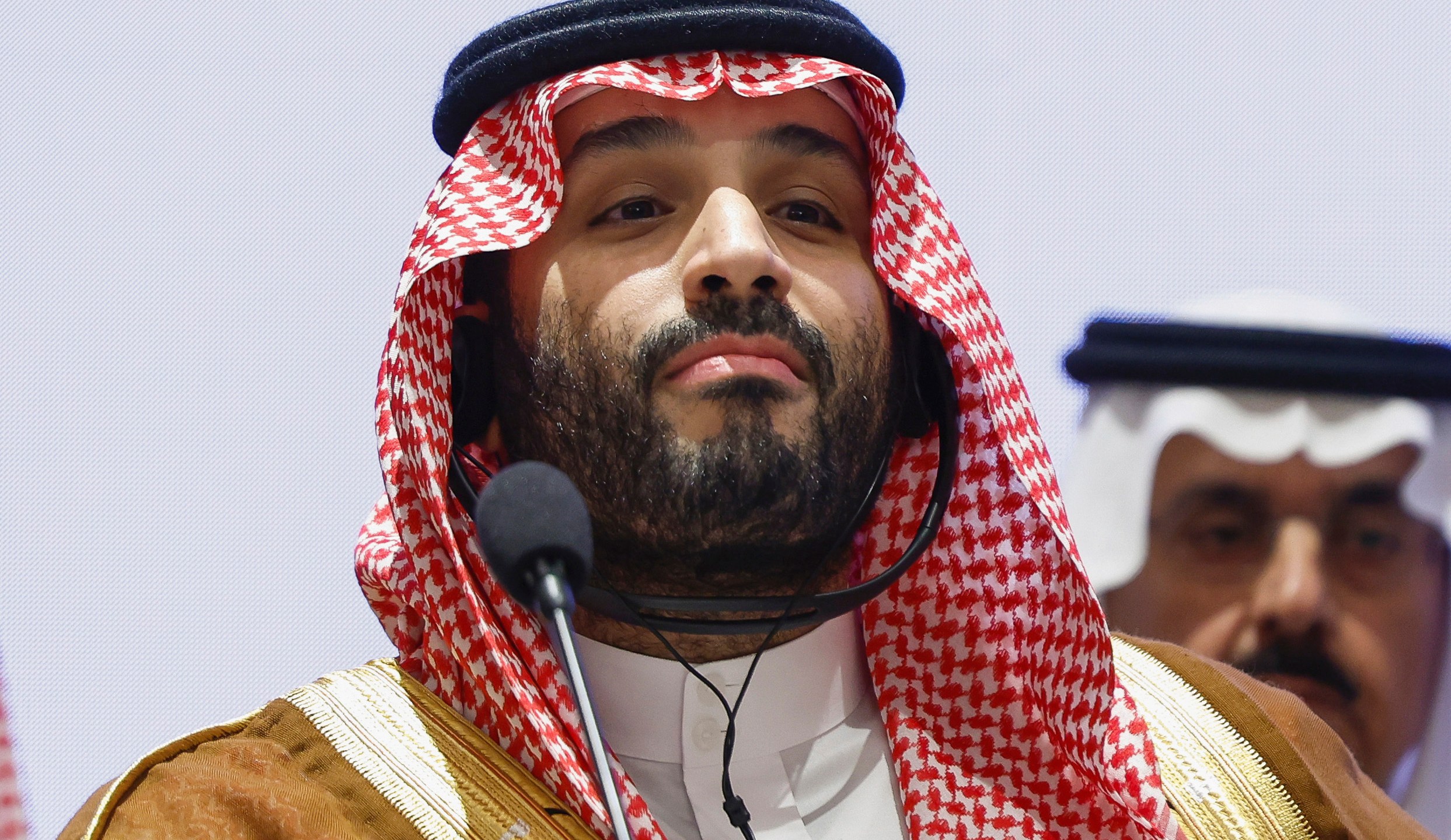 FILE - Saudi Arabian Crown Prince Mohammed bin Salman Al Saud attends an event on the day of the G20 summit in New Delhi, Sept. 9, 2023. (AP Photo/Evelyn Hockstein, Pool, File)