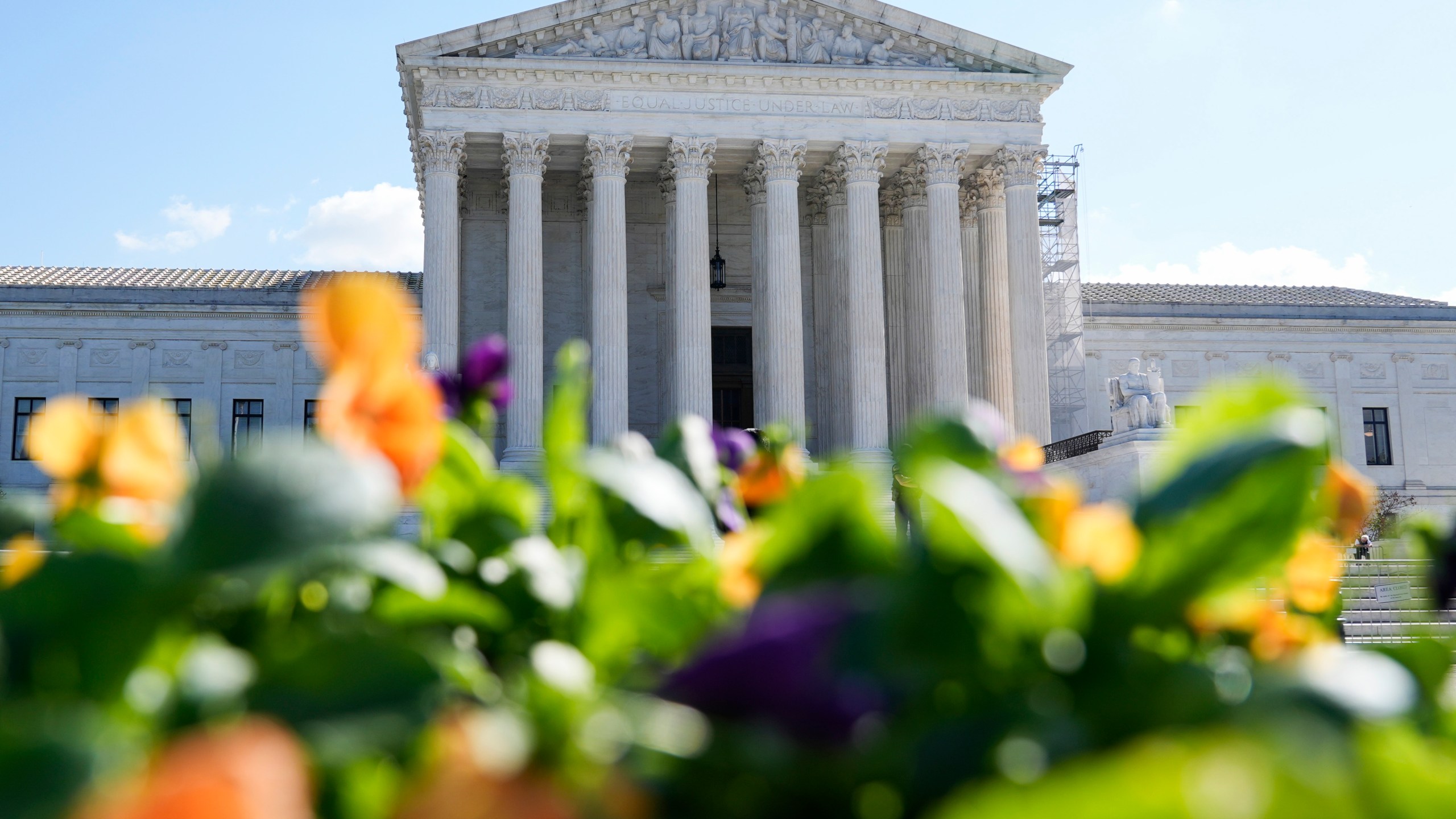 The Supreme Court is seen on Monday, Oct. 7, 2024, in Washington. (AP Photo/Mariam Zuhaib)