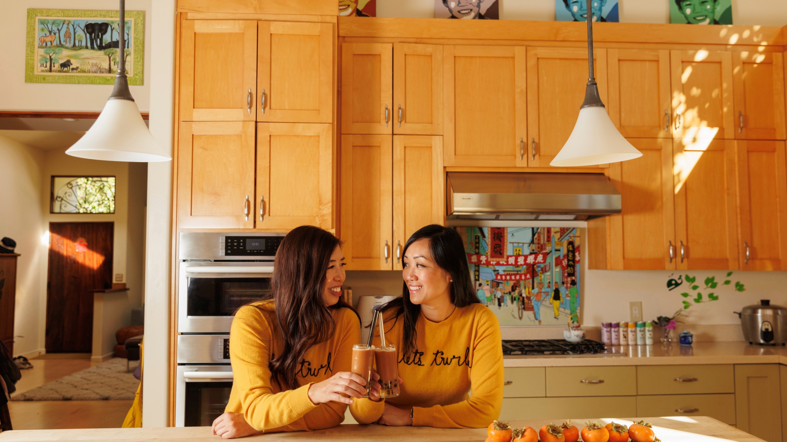 Twrl co-founders Olivia Chen and Pauline Ang pose for a portrait on Monday, Oct. 21, 2024, in Palo Alto, Calif. (AP Photo/Juliana Yamada)