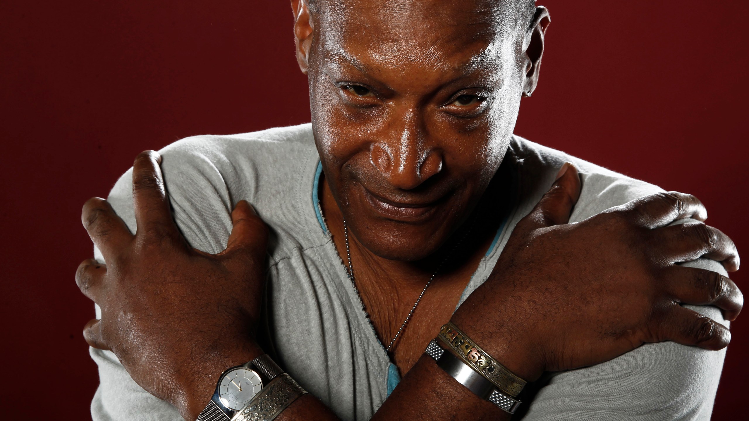 FILE - Actor Tony Todd, from "Sushi Girl", poses for a portrait at the LMT Music Lodge during Comic Con in San Diego, July 22, 2011. (AP Photo/Matt Sayles, File)