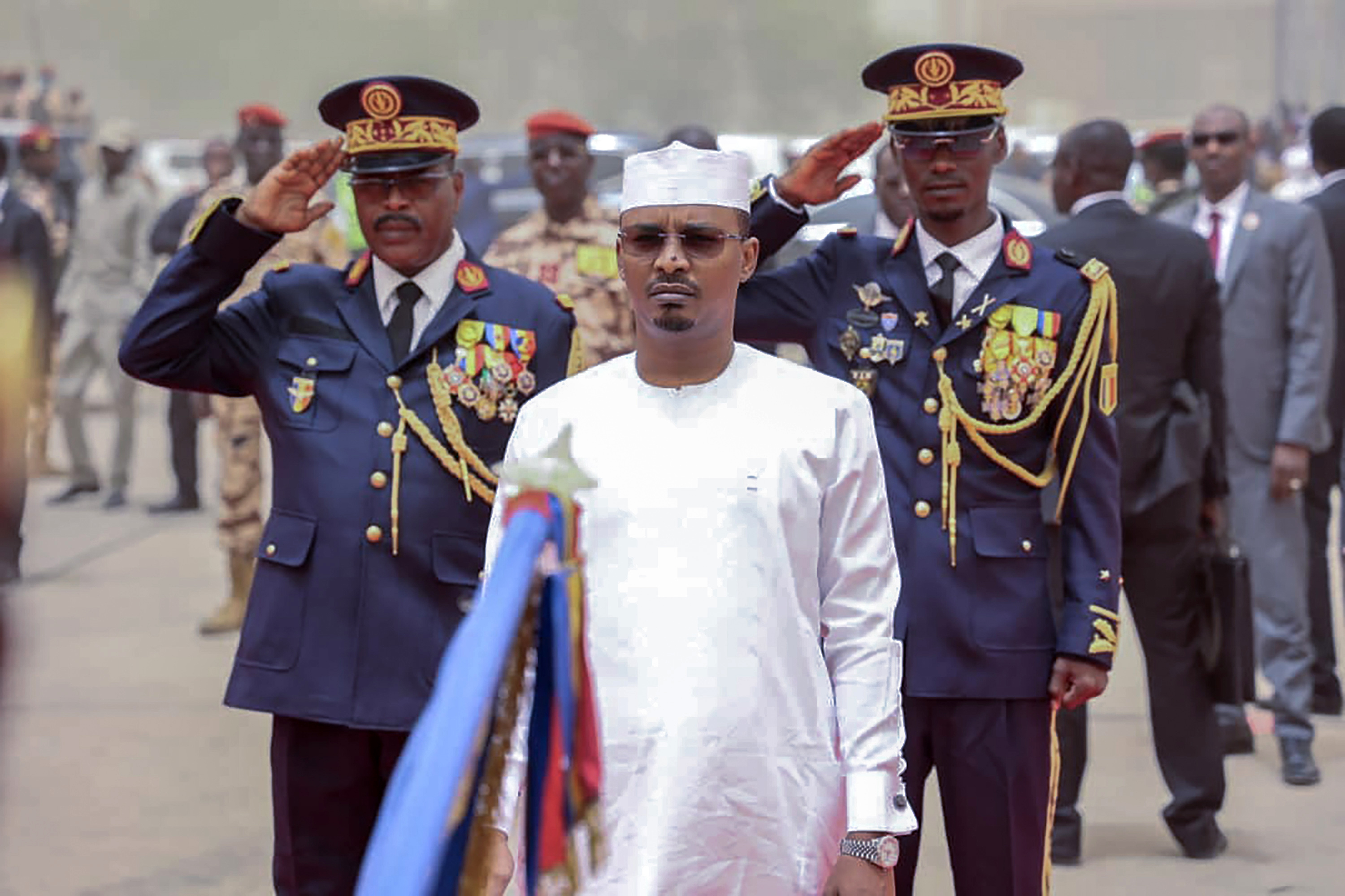 FILE - Chadian President Mahamat Deby Itno participates in his inauguration ceremony in N'djamena, Chad, Thursday, May 23, 2024. (AP Photo/Mouta Ali, File)