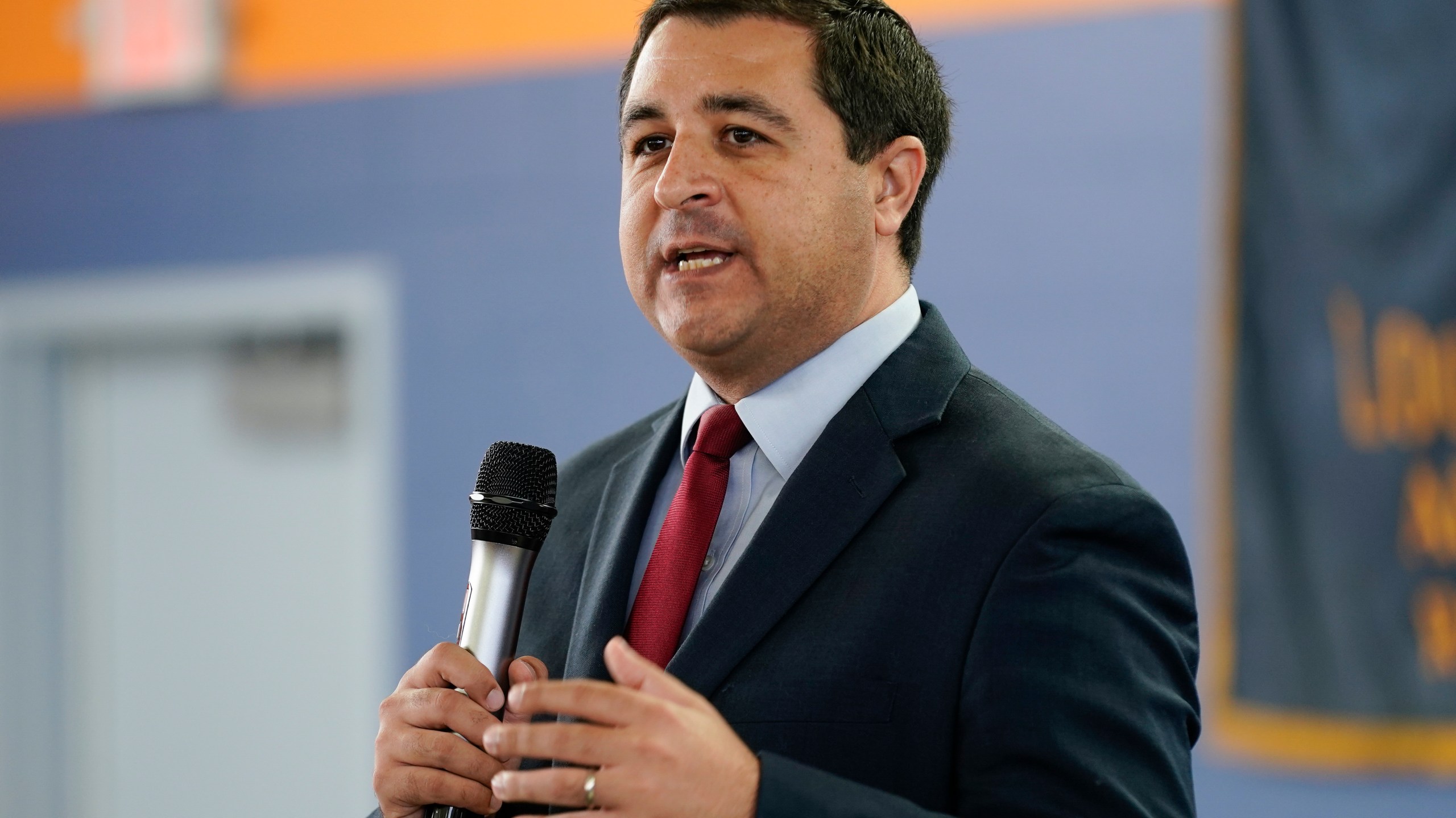 FILE - Wisconsin Attorney General Josh Kaul speaks at a campaign stop, Oct. 27, 2022, in Milwaukee. (AP Photo/Morry Gash, File)