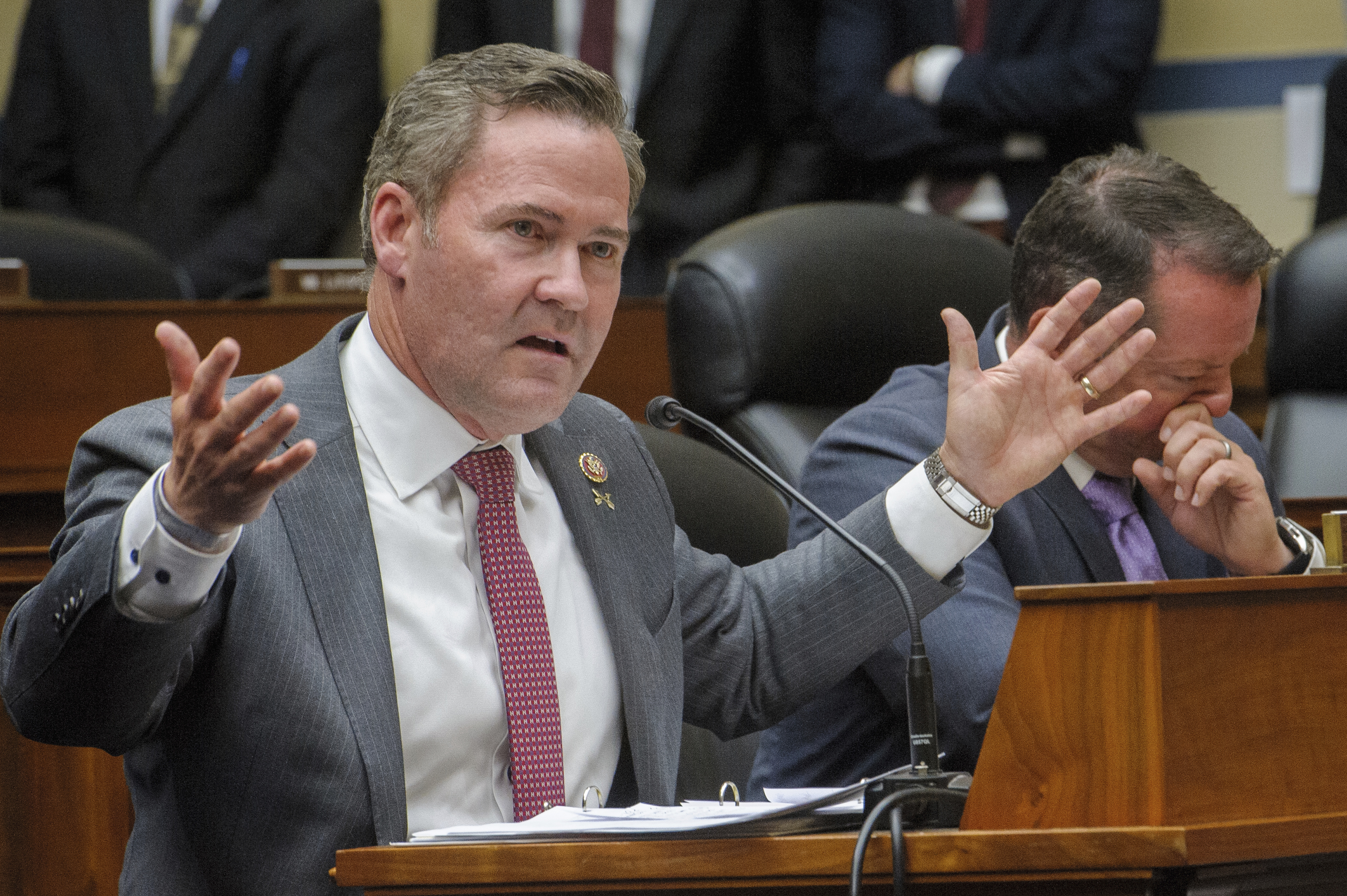 FILE - Rep. Mike Waltz, R-Fla., speaks during a hearing on Capitol Hill, July 22, 2024, in Washington. (AP Photo/Rod Lamkey, Jr., File)