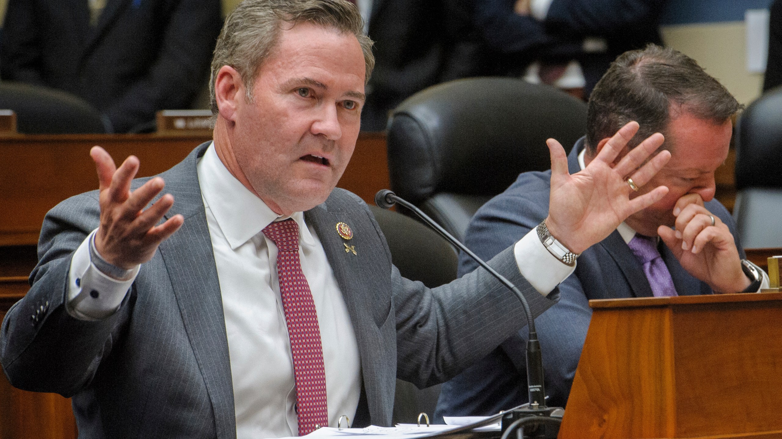 FILE - Rep. Mike Waltz, R-Fla., speaks during a hearing on Capitol Hill, July 22, 2024, in Washington. (AP Photo/Rod Lamkey, Jr., File)