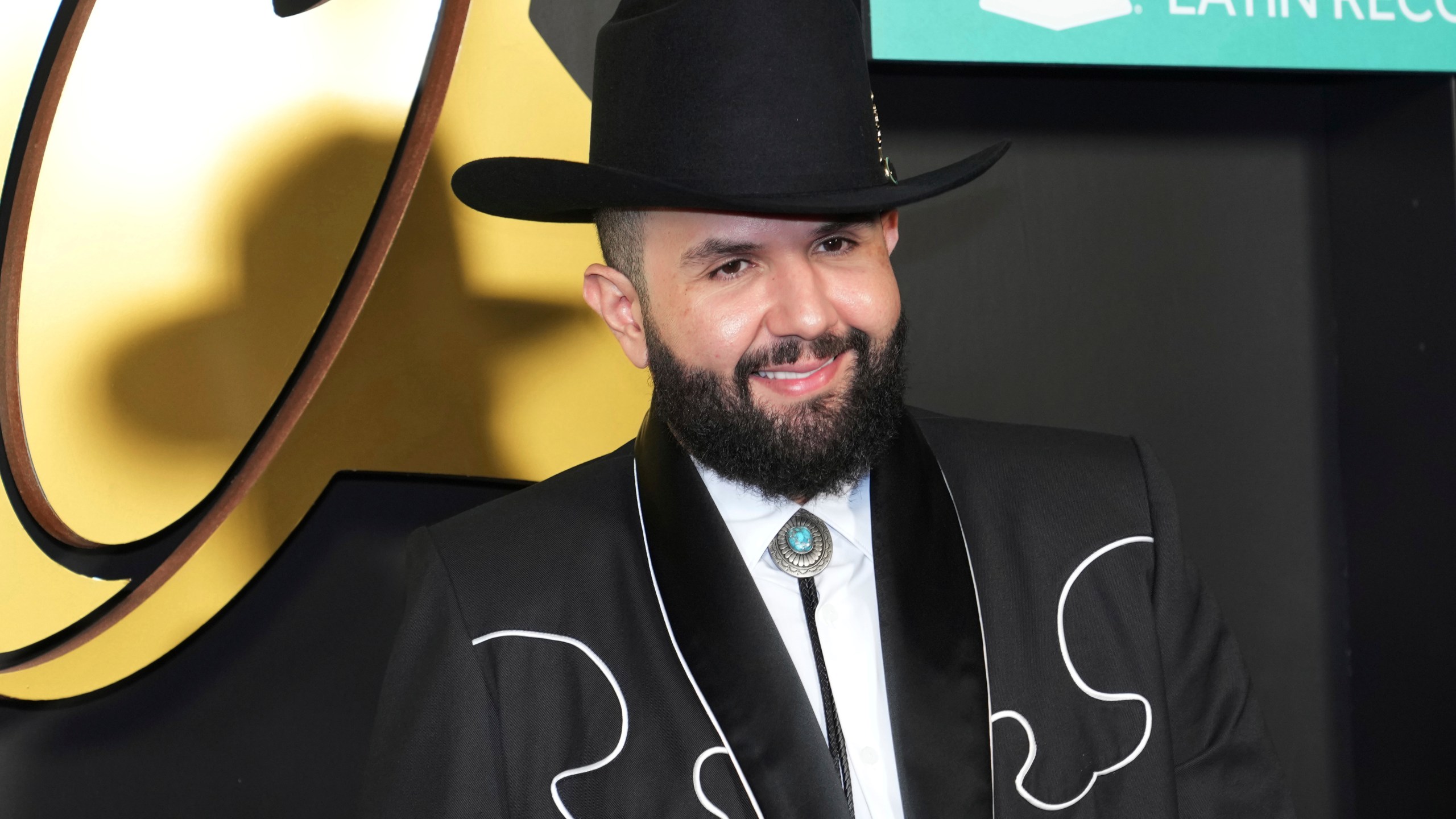 Carin Leon arrives at the Latin Grammys Person of the Year award ceremony, Wednesday, Nov. 13, 2024, in Miami Beach, Fla. (AP Photo/Lynne Sladky)