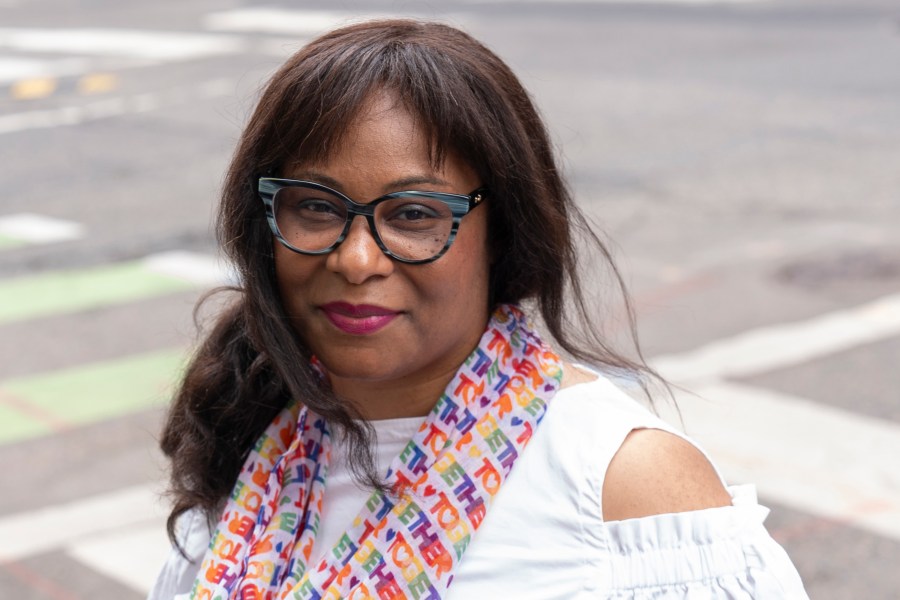 FILE - Janelle Bynum, the Democratic candidate running to represent Oregon's 5th Congressional District, poses for a photo on Sunday, July 21, 2024, in Portland, Ore. (AP Photo/Jenny Kane, File)