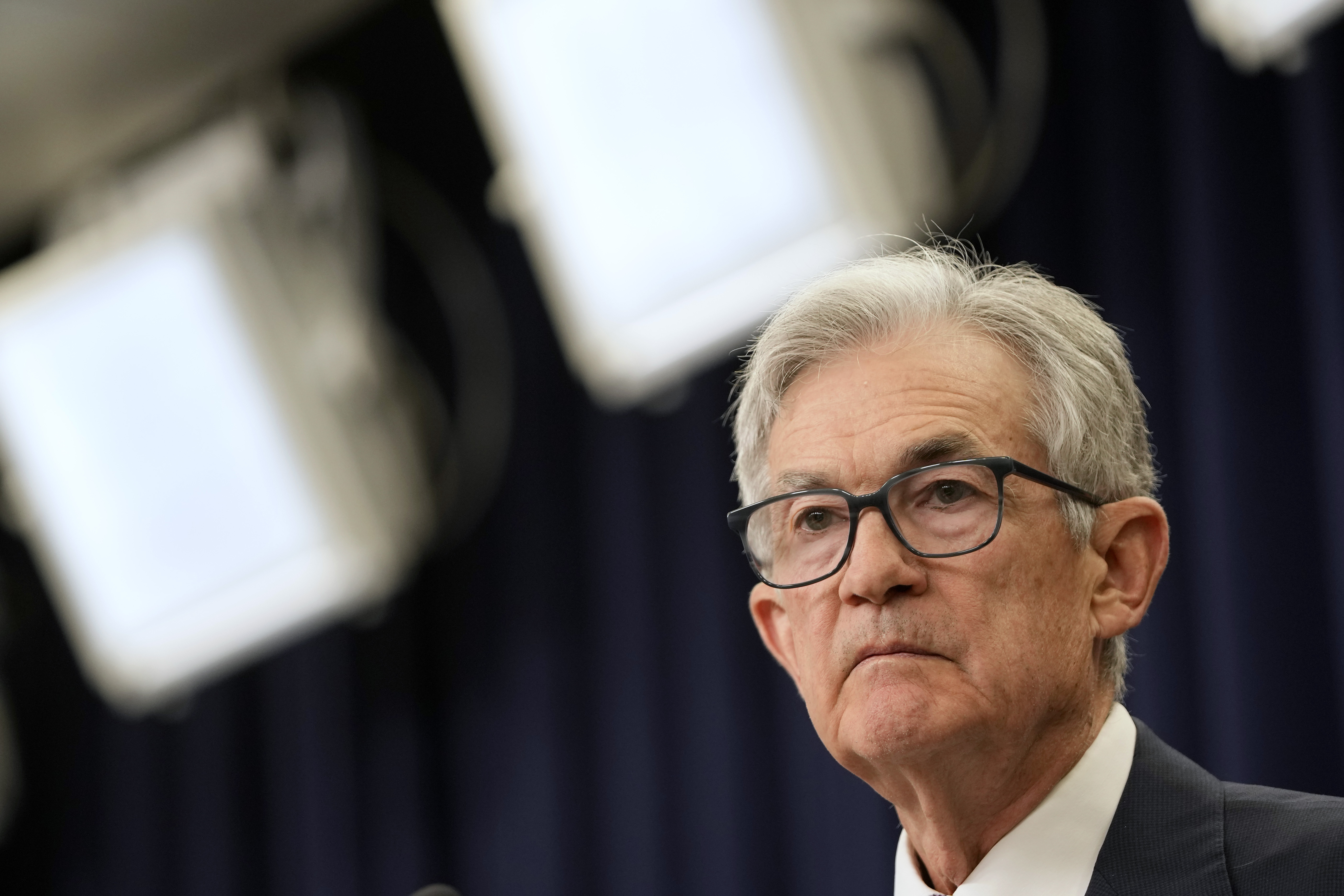 Federal Reserve Board Chairman Jerome Powell speaks during a news conference at the Federal Reserve in Washington, Thursday, Nov. 7, 2024. (AP Photo/Mark Schiefelbein)