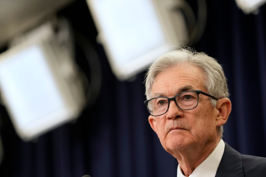 Federal Reserve Board Chairman Jerome Powell speaks during a news conference at the Federal Reserve in Washington, Thursday, Nov. 7, 2024. (AP Photo/Mark Schiefelbein)