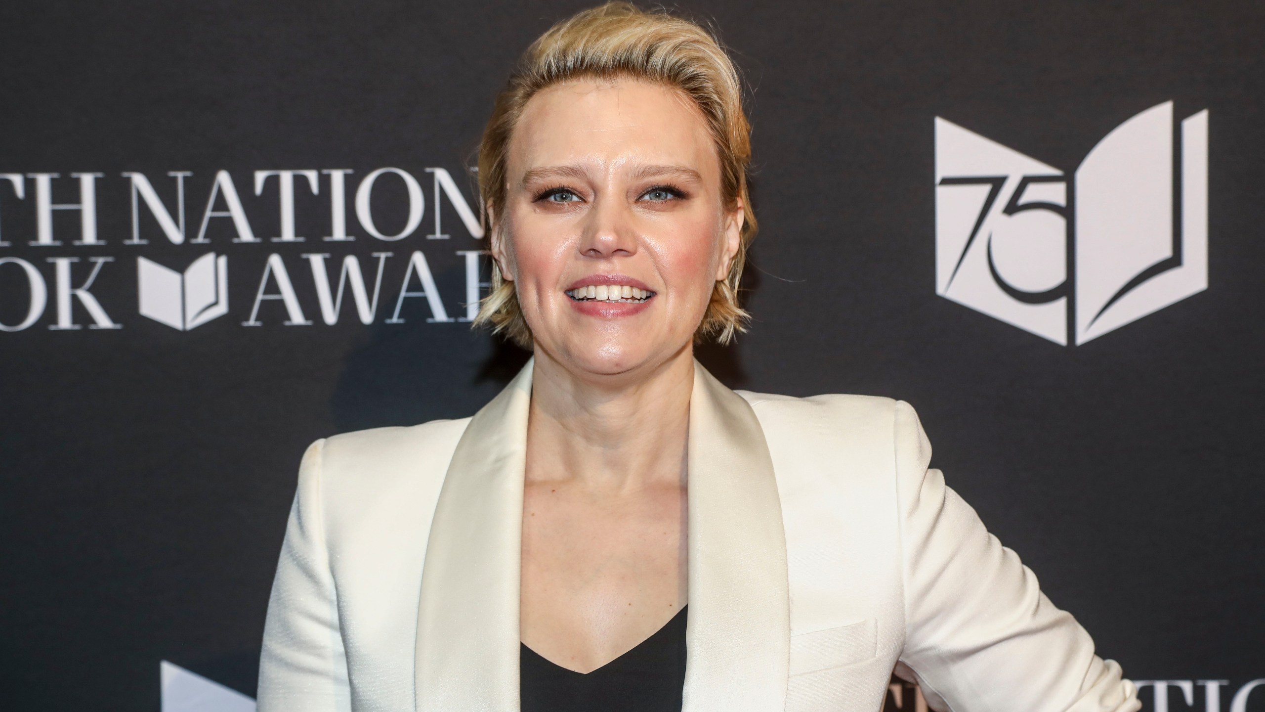 Actor Kate McKinnon attends the 75th National Book Awards ceremony at Cipriani Wall Street on Wednesday, Nov. 20, 2024, in New York. (Photo by Andy Kropa/Invision/AP)