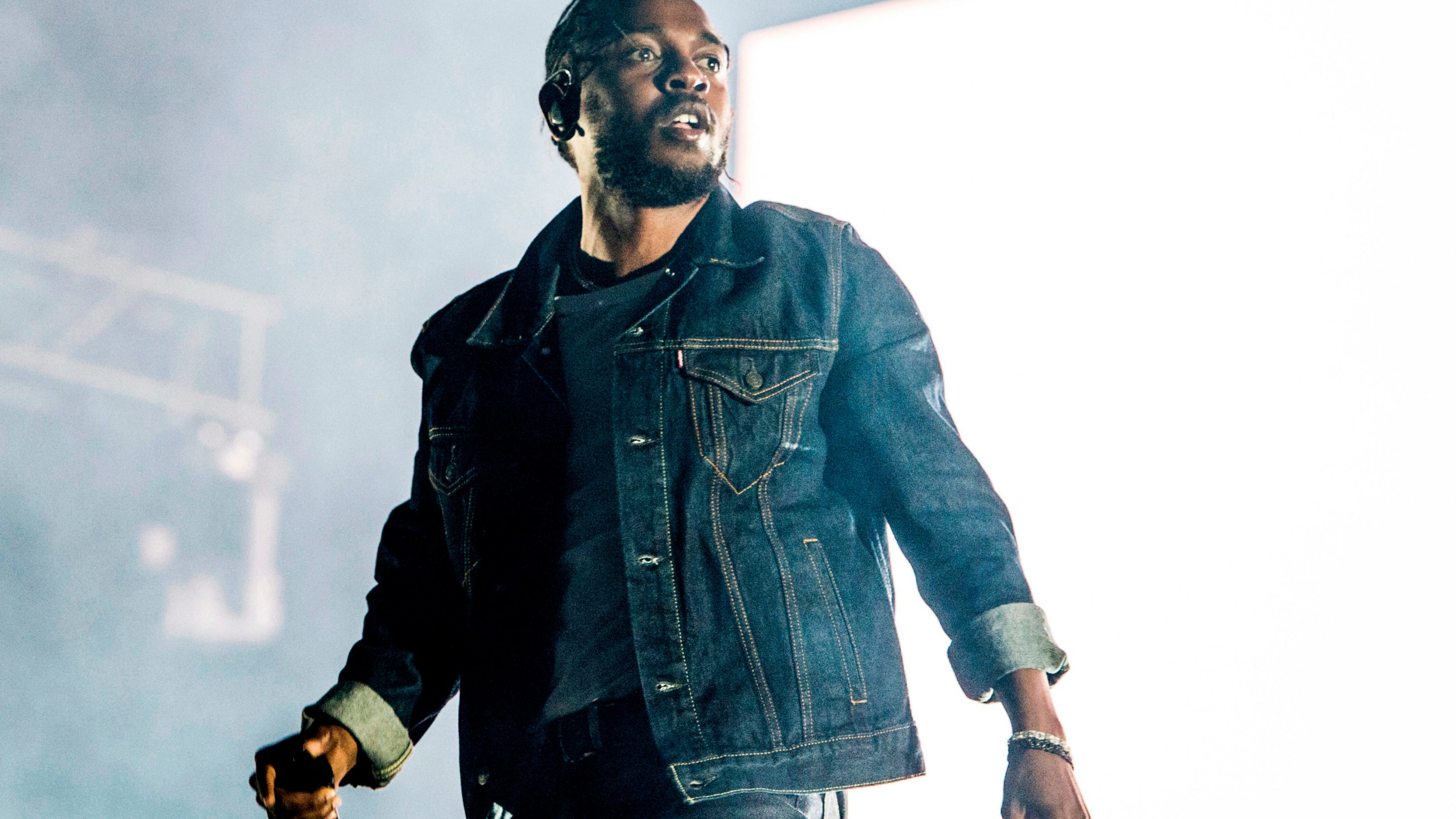 FILE - Kendrick Lamar performs during the Festival d'ete de Quebec in Quebec City, Canada on July 7, 2017. (Photo by Amy Harris/Invision/AP, File)