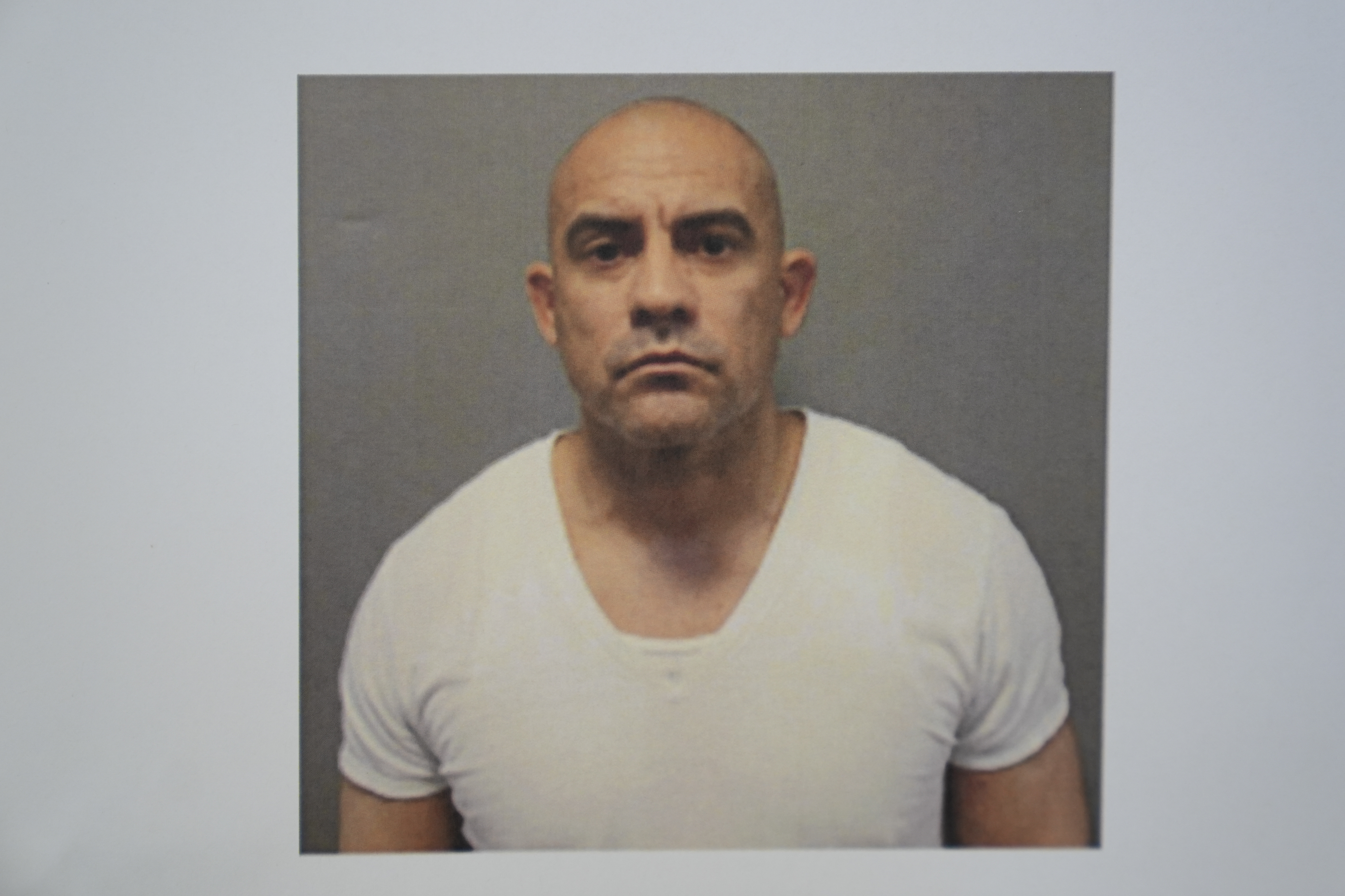 Eduardo Valdivia, an FBI special agent who is accused of sexually assaulting two women, is pictured in a mugshot provided by the Montgomery County Department of Police, Tuesday, Nov. 26, 2024. (AP Photo/Stephanie Scarbrough)