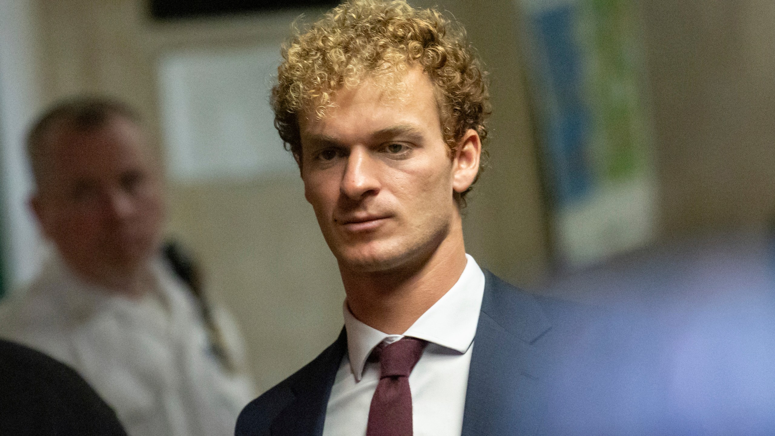 Daniel Penny arrives at the courtroom from a break in New York, Tuesday, Dec. 3, 2024. (AP Photo/Yuki Iwamura)