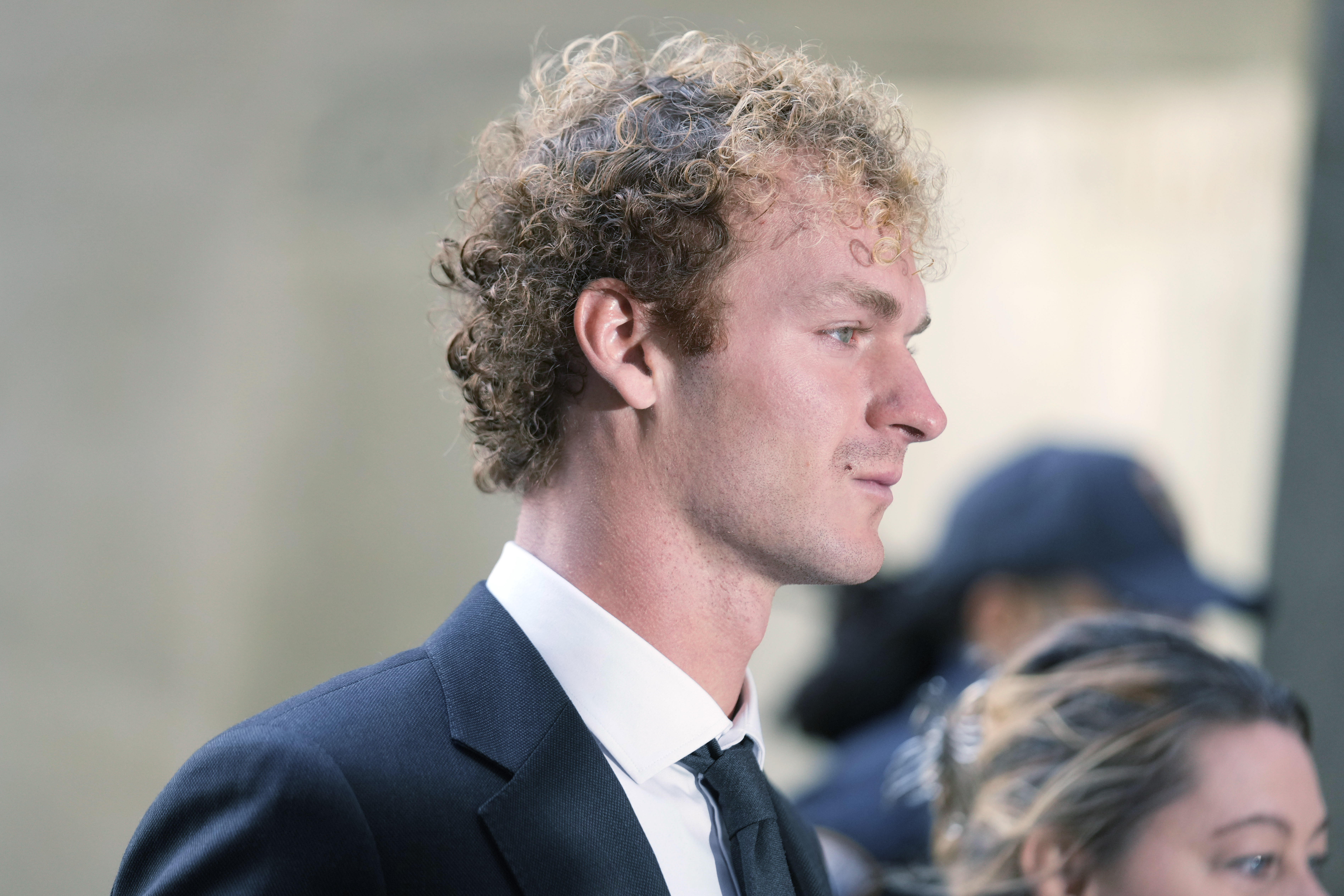 Daniel Penny arrives to the courthouse in New York, Thursday, Dec. 5, 2024. (AP Photo/Seth Wenig)