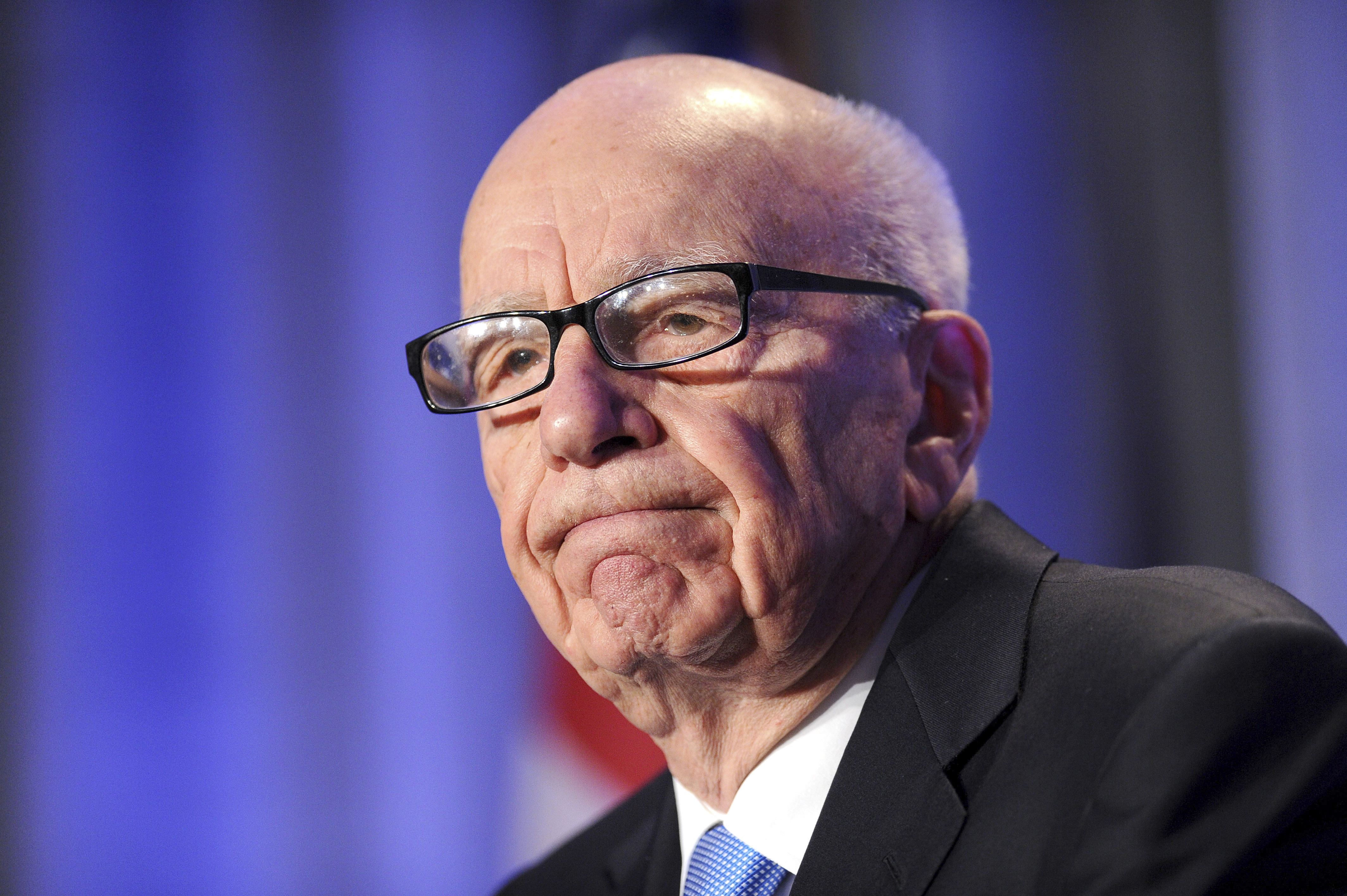 FILE - News Corp. CEO Rupert Murdoch delivers a keynote address at the National Summit on Education Reform in San Francisco, Oct. 14, 2011. (AP Photo/Noah Berger, File)