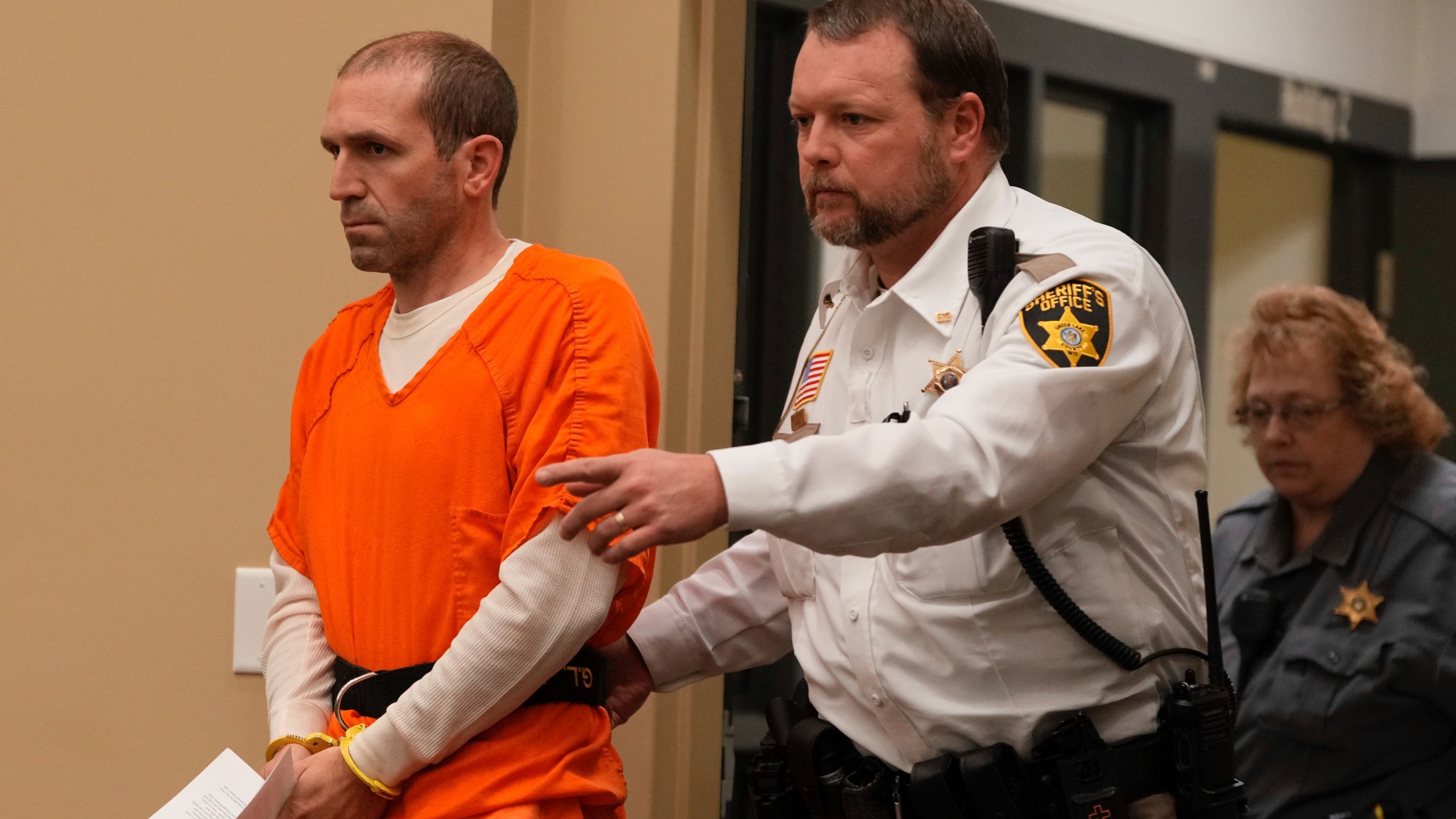 Ryan Borgwardt appears in a Green Lake County courtroom Wednesday, Dec. 11, 2024, in Green Lake. (AP Photo/Morry Gash)