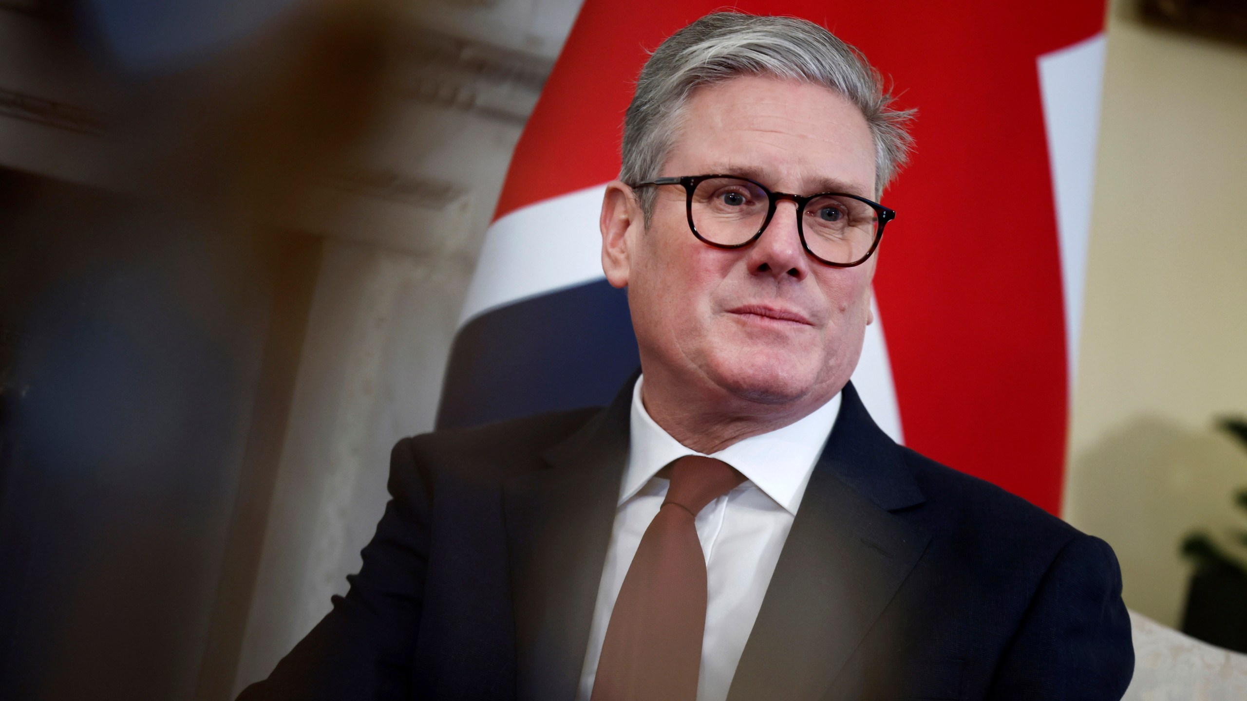 Britain's Prime Minister Keir Starmer meets with President of the European Council Antonio Costa, at 10 Downing Street, in London, Thursday, Dec. 12, 2024. (Benjamin Cremel/Pool Photo via AP)