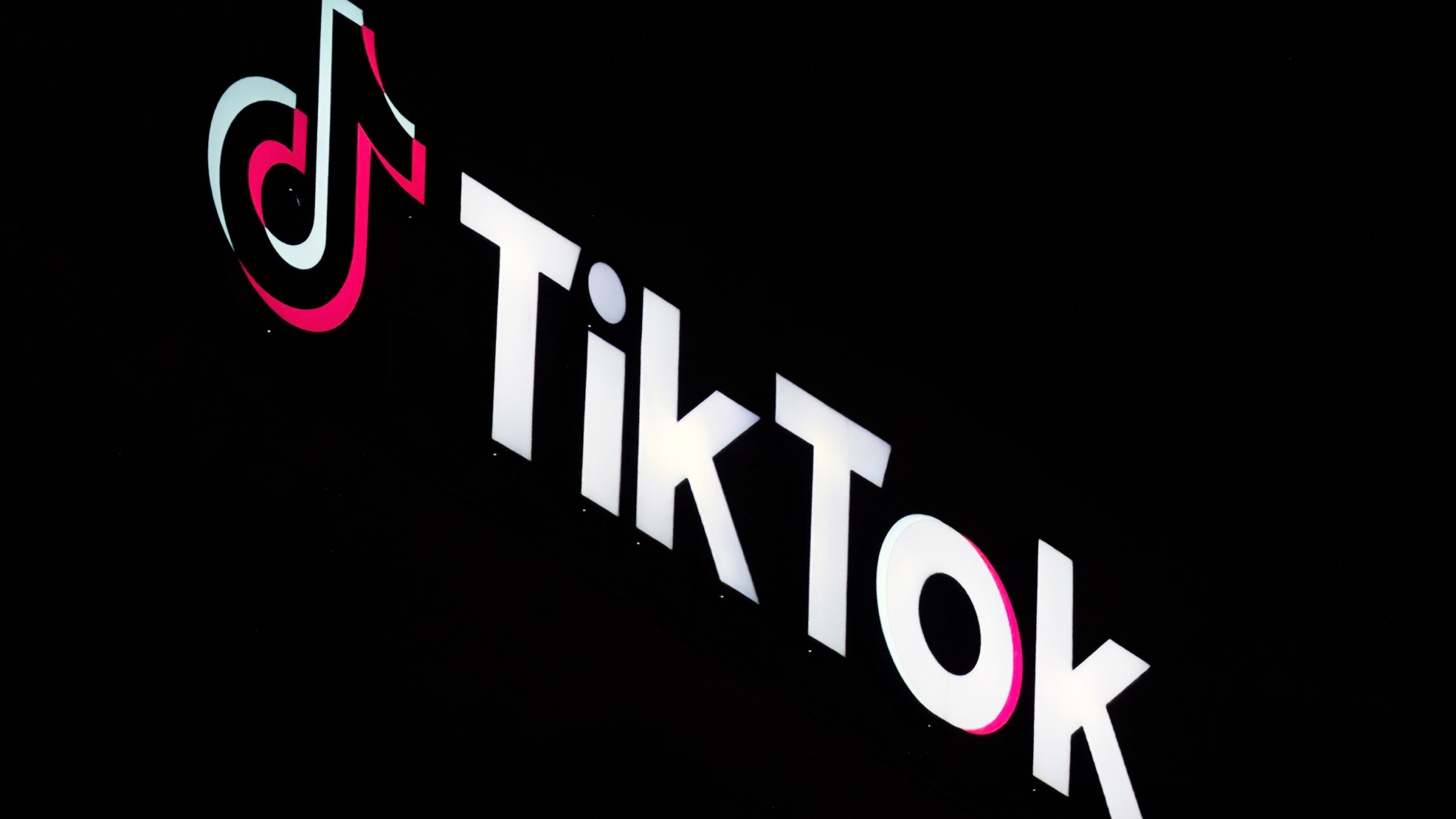 A TikTok sign is displayed on top of their building in Culver City, Calif., on Tuesday, Dec. 3, 2024. (AP Photo/Richard Vogel)