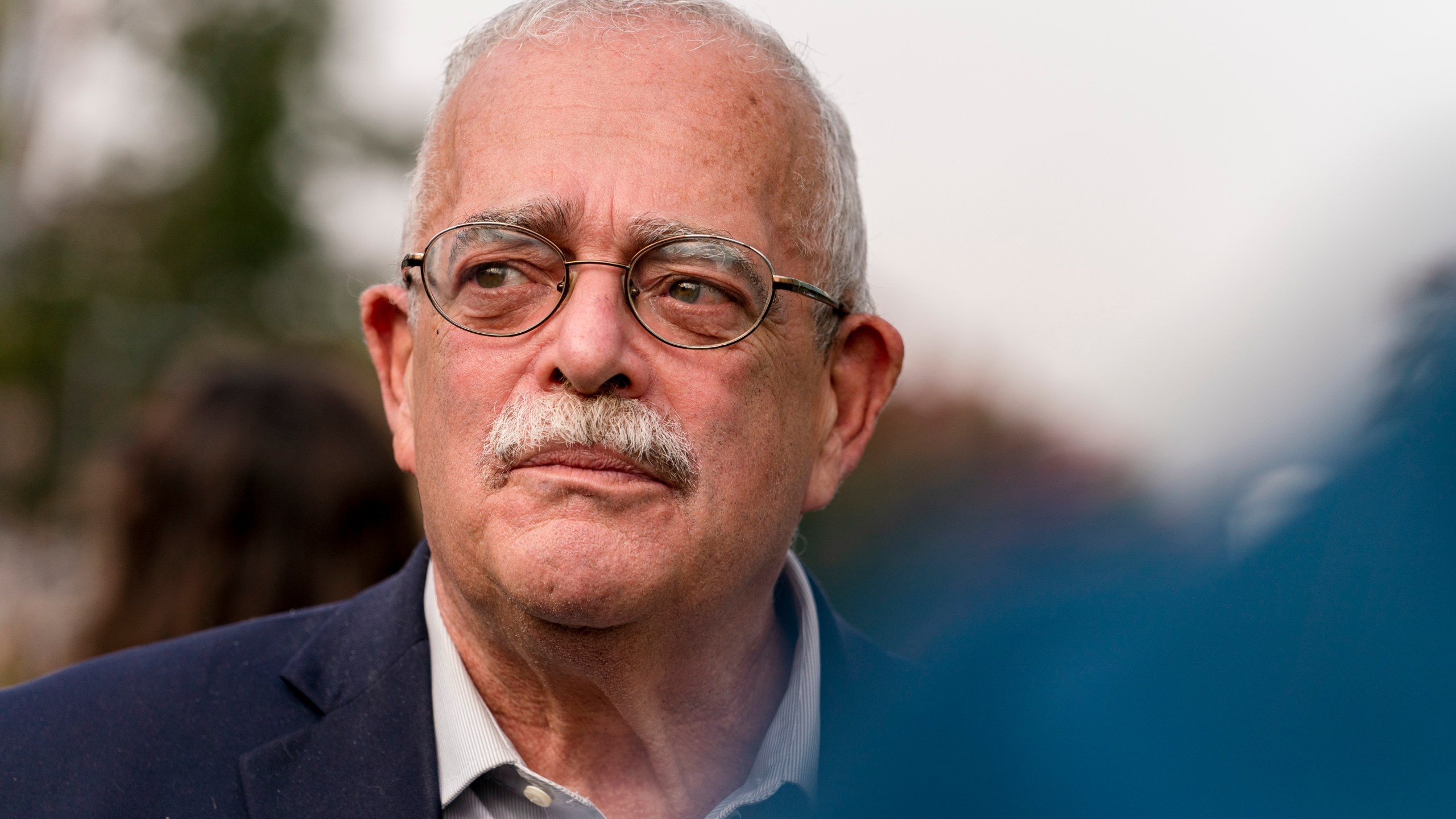 FILE - Rep. Gerry Connolly, D-Va., listens at an event, Oct. 22, 2020, in Fairfax, Va. (AP Photo/Jacquelyn Martin, File)