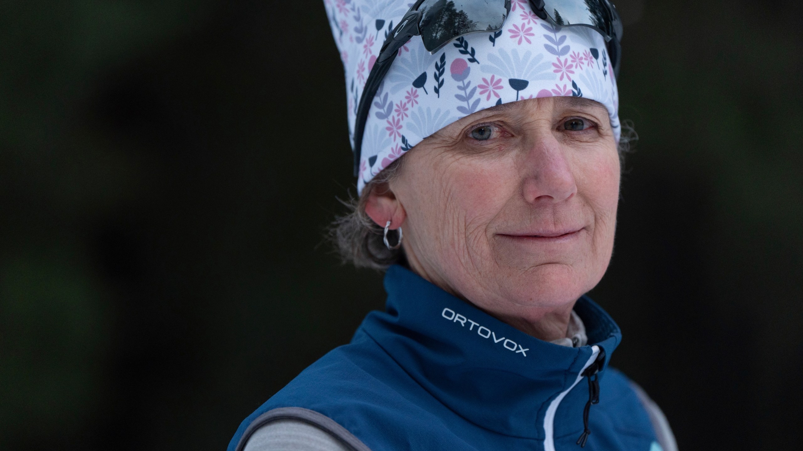 FILE - Two-time Olympian Joan Wilder poses for a photo while skiing at the Meissner Nordic Community Ski Area within the Deschutes National Forest on Nov. 22, 2024, in Deschutes County near Bend, Ore. (AP Photo/Jenny Kane, File)