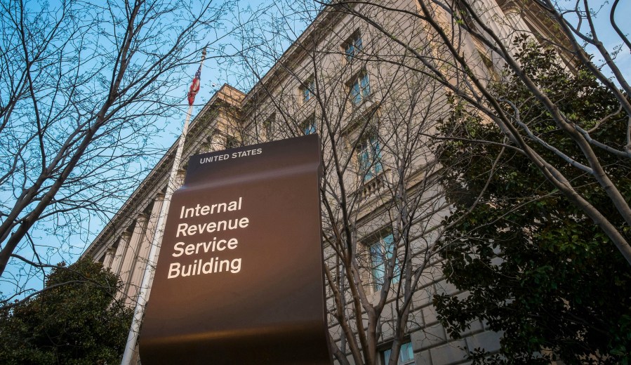 FILE - This April 13, 2014, file photo shows the Internal Revenue Service (IRS) headquarters building in Washington. (AP Photo/J. David Ake, File)