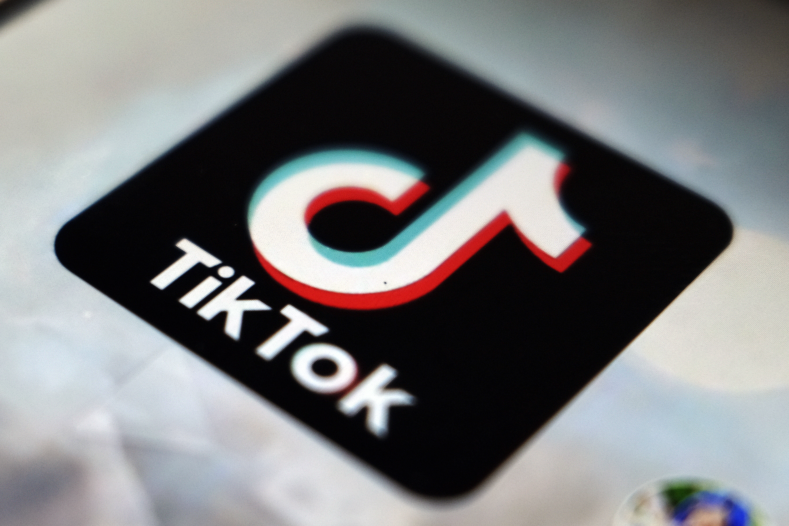 FILE - A view of the TikTok app logo, in Tokyo, Japan, Sept. 28, 2020. (AP Photo/Kiichiro Sato, File)