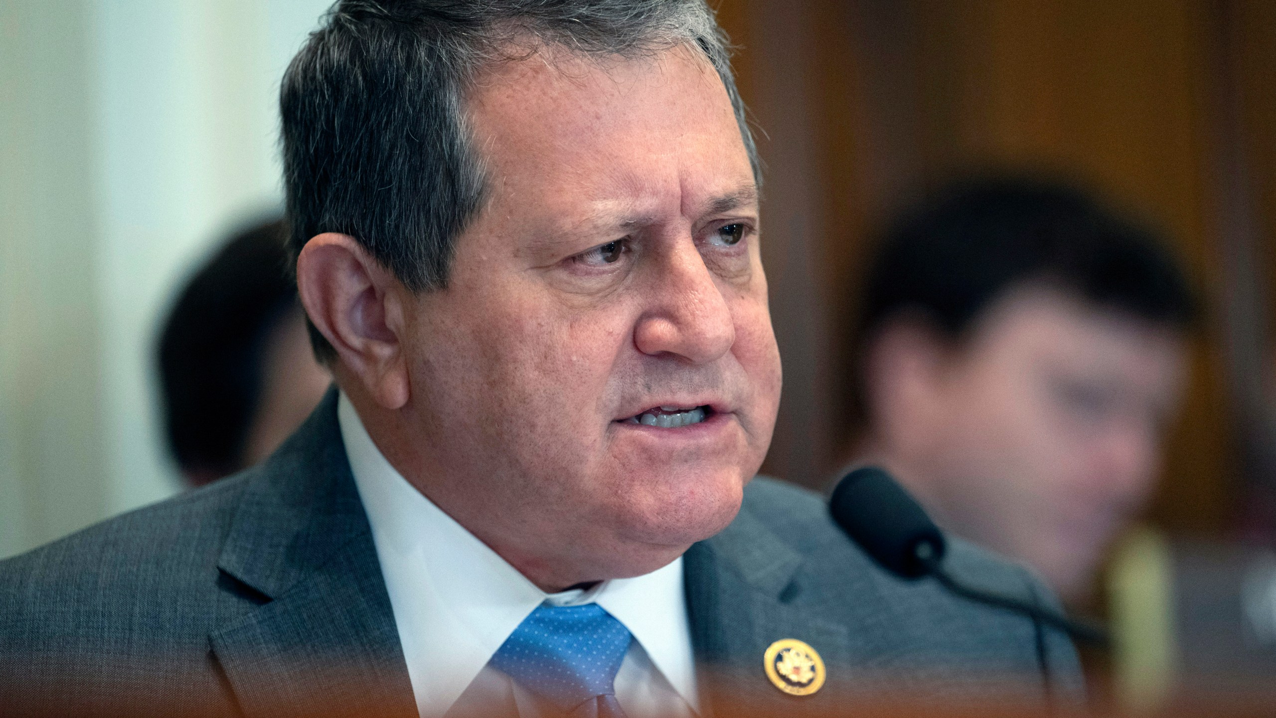 FILE - Rep. Joe Morelle, D-N.Y., questions a witness during a Committee on House Administration hearing about noncitizen voting in U.S. elections on Capitol Hill, May 16, 2024 in Washington. (AP Photo/John McDonnell, File)