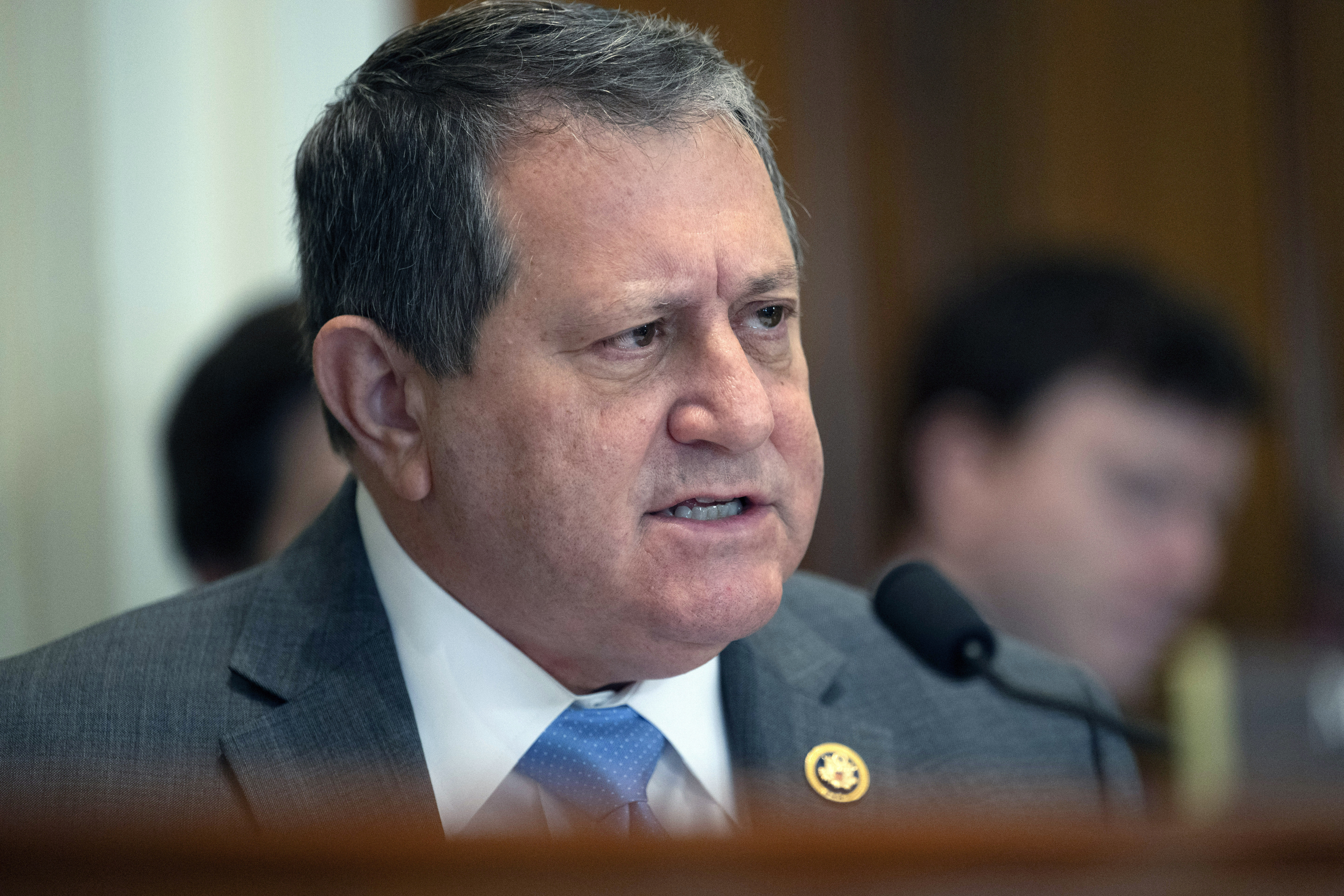 FILE - Rep. Joe Morelle, D-N.Y., questions a witness during a Committee on House Administration hearing about noncitizen voting in U.S. elections on Capitol Hill, May 16, 2024 in Washington. (AP Photo/John McDonnell, File)