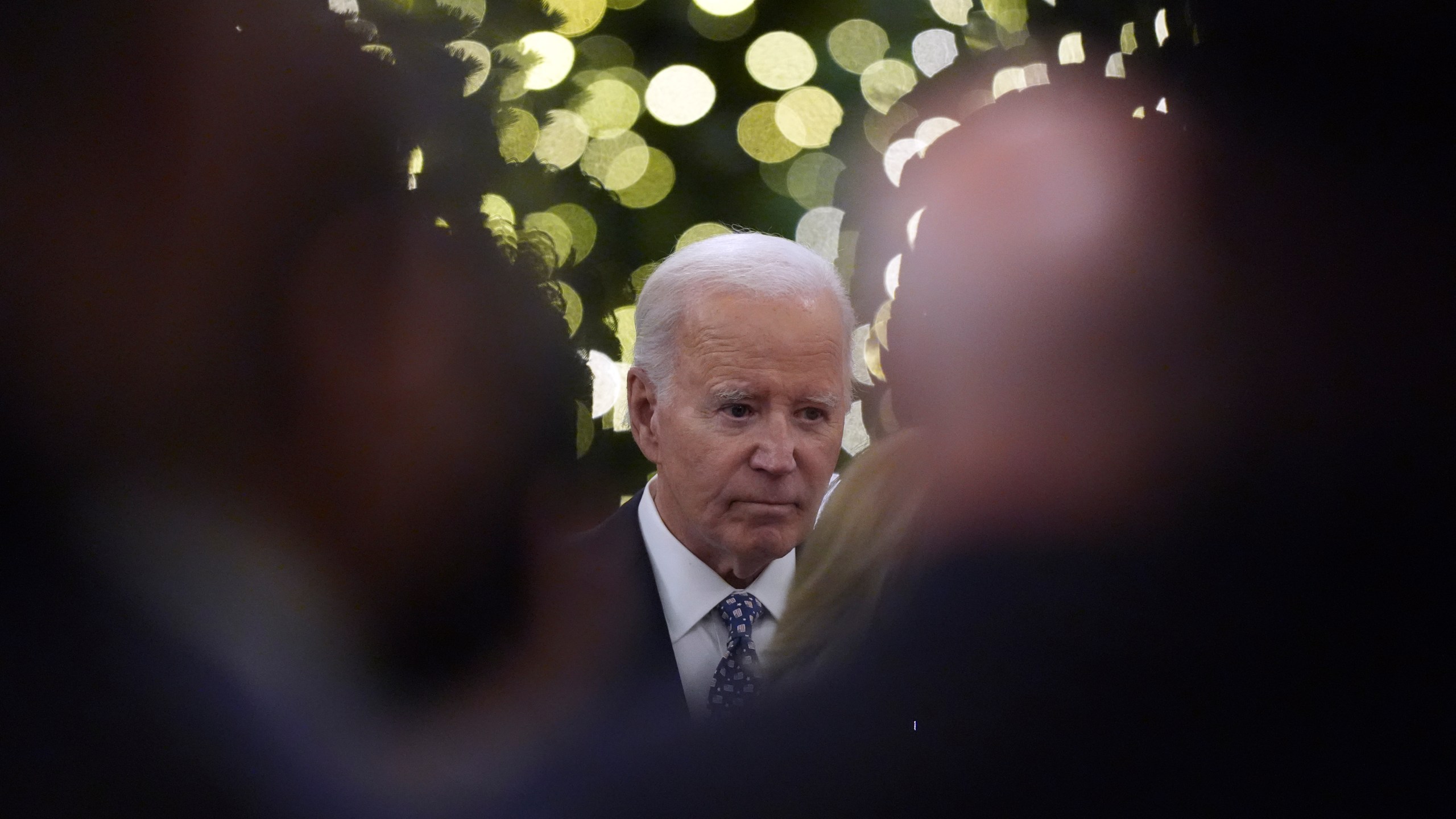 President Joe Biden arrives for a interfaith prayer service for the victims of the deadly New Years truck attack, at St. Louis Cathedral in New Orleans, Monday, Jan. 6, 2025. (AP Photo/Gerald Herbert)